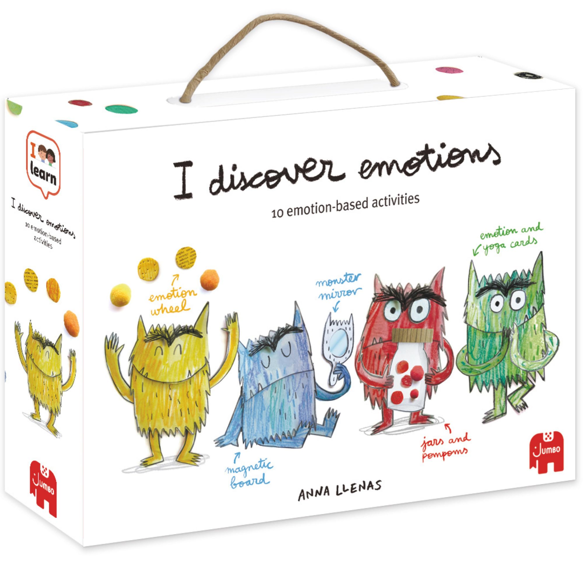 I Learn The Colour Monster - I Discover Emotions Activity Kit for Kids Ages 3+ 6