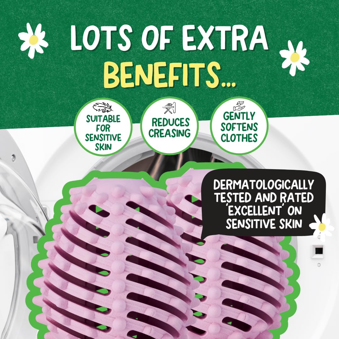 Ecoegg - Dryer Eggs Tumble Dryer Balls | Spring Blossom Scent | Reduces Drying Time | Hypoallergenic 7