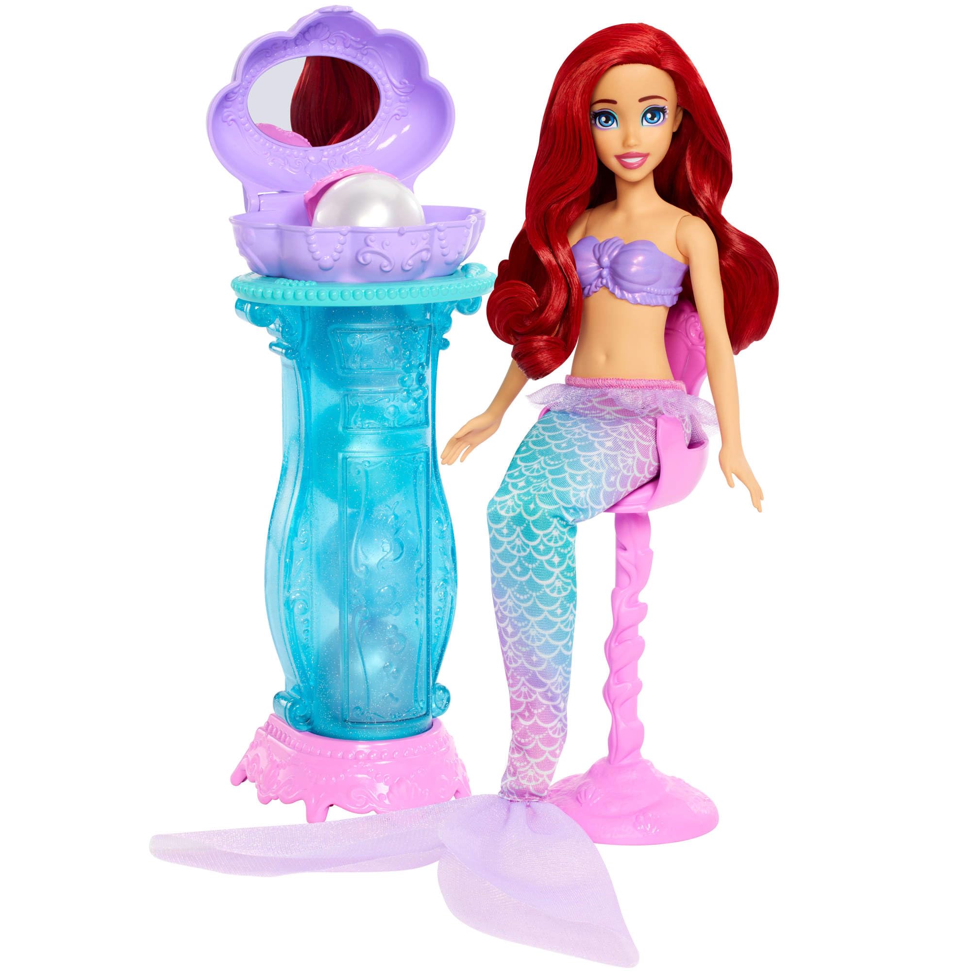 Mattel Disney Princess Ariel Vanity Pop Mermaid Fashion Doll Playset - Ages 3+ 6