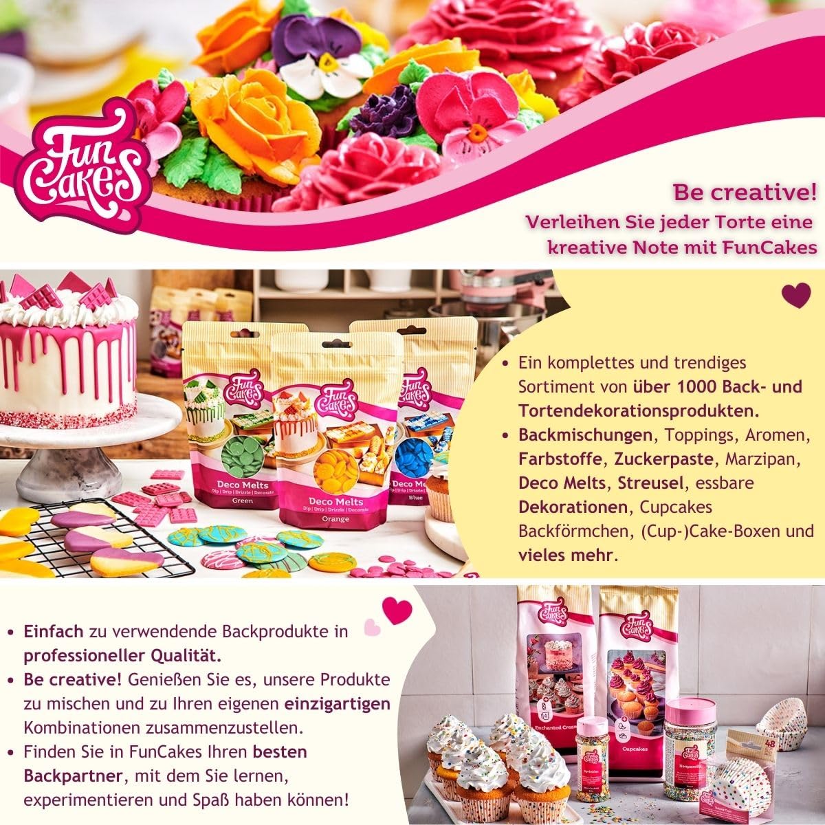 FunCakes Sugar Paste Multipack Earth Colour Palette - 5 x 100g Vanilla Fondant for Cake Decorating 4