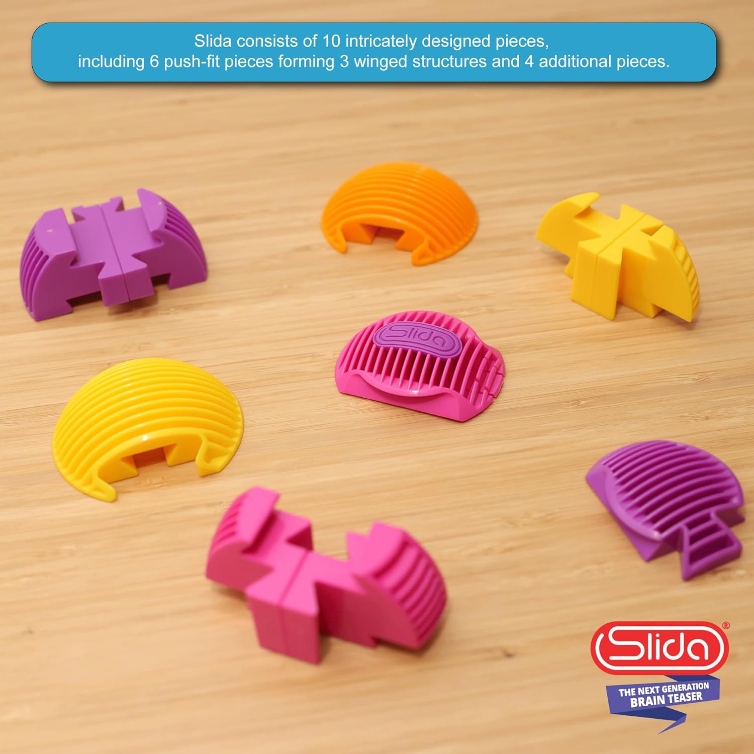 Slida 3D Puzzle Ball - Classic Sphere Brain Teaser for Ages 6+ 6