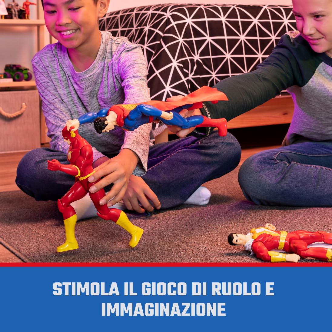 DC Comics 12-Inch SUPERMAN Action Figure - 11 Points of Articulation, Cloth Cape, Ages 3+ 7