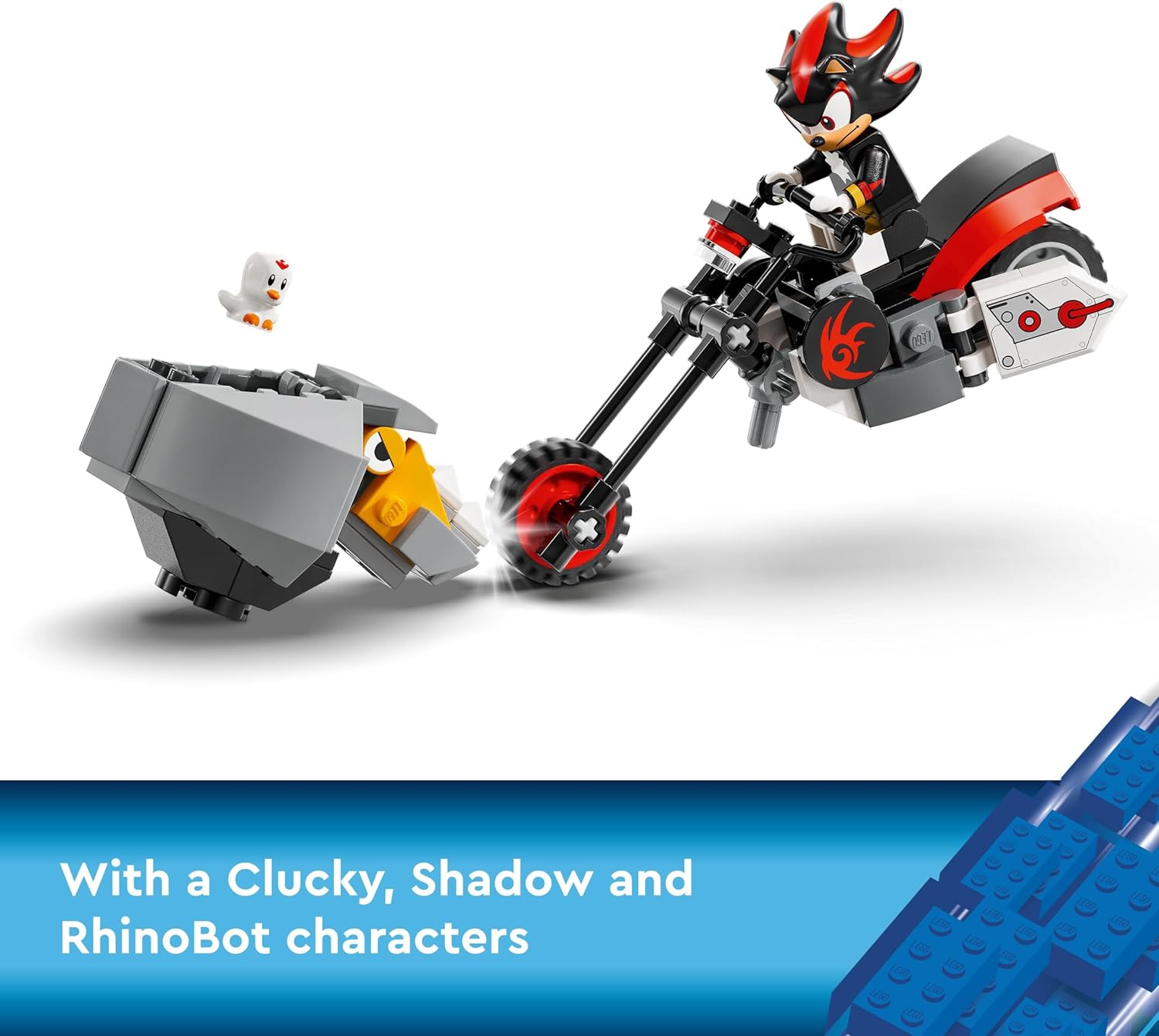 LEGO Sonic the Hedgehog Shadow the Hedgehog Escape Motorbike Playset - Building Set for Kids 8+