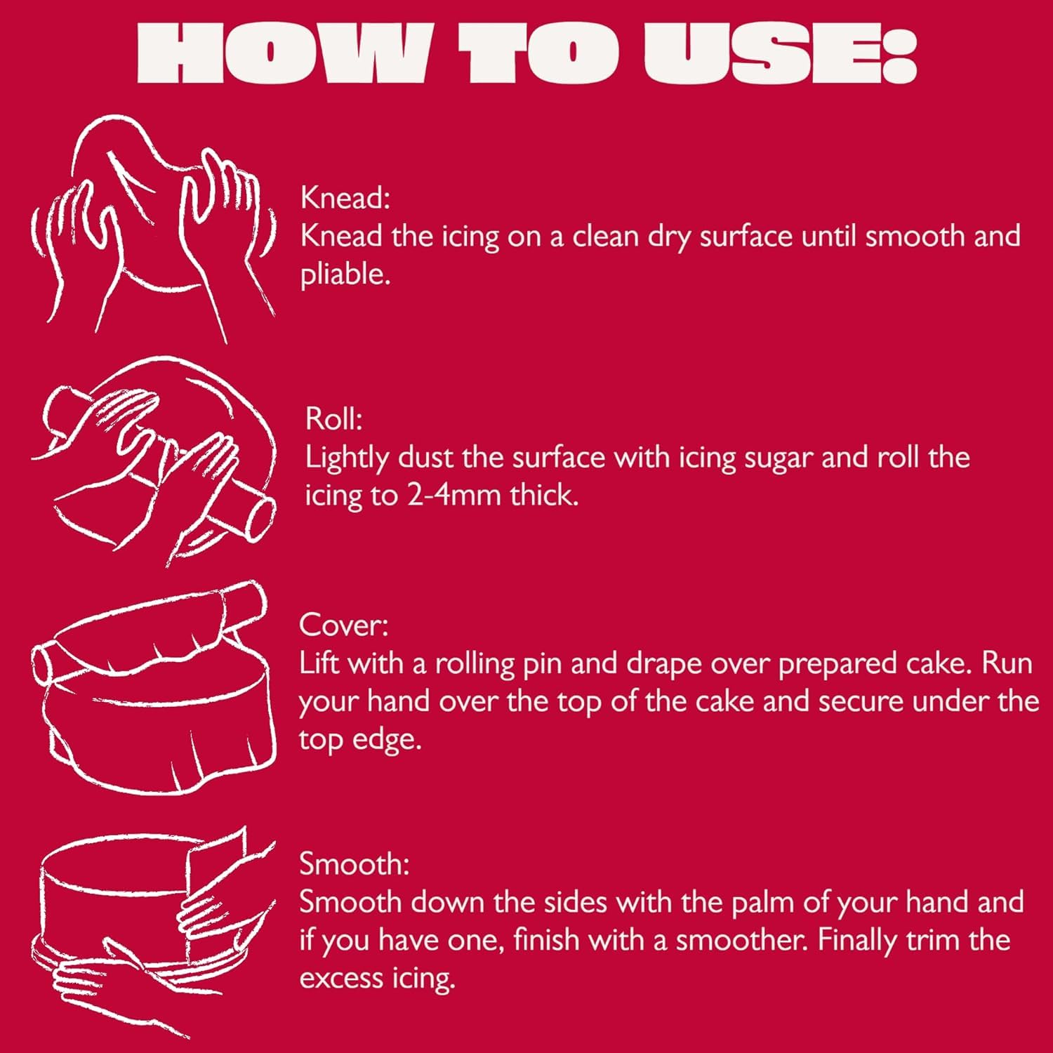 Renshaw Just Roll With It Fondant Icing - Jet Black, 250g 7