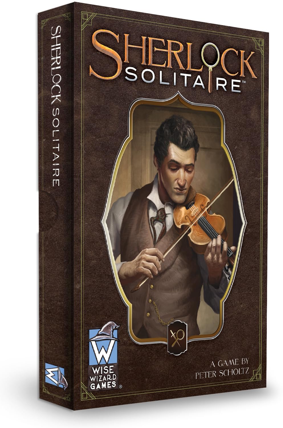 WISE WIZARD GAMES Sherlock Solitaire Strategy Card Game | 1-2 Players | Ages 18+ 1