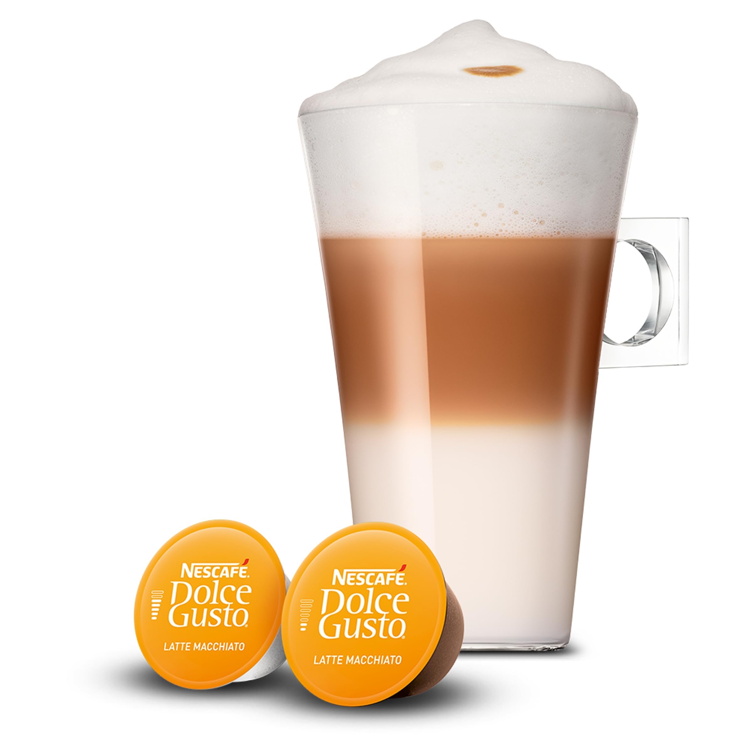 Nescafé Dolce Gusto Latte Macchiato Coffee Pods, 3 x 16 Capsules (48 Total) - Whole Milk & Arabica-Robusta Blend 8