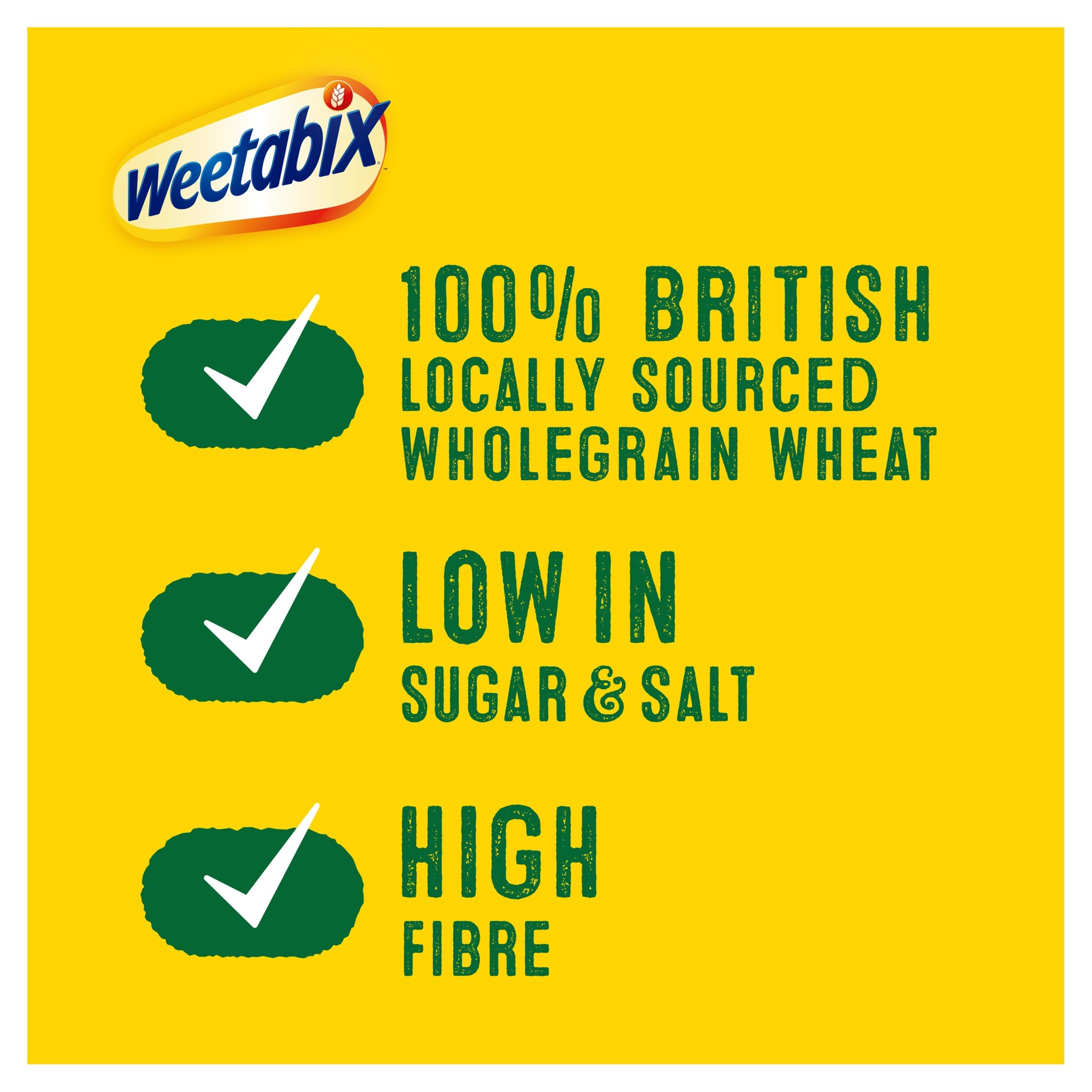 Weetabix - Breakfast Cereal Packed with Fibre, High in Vitamin D, Low in Sugar, 500g 4
