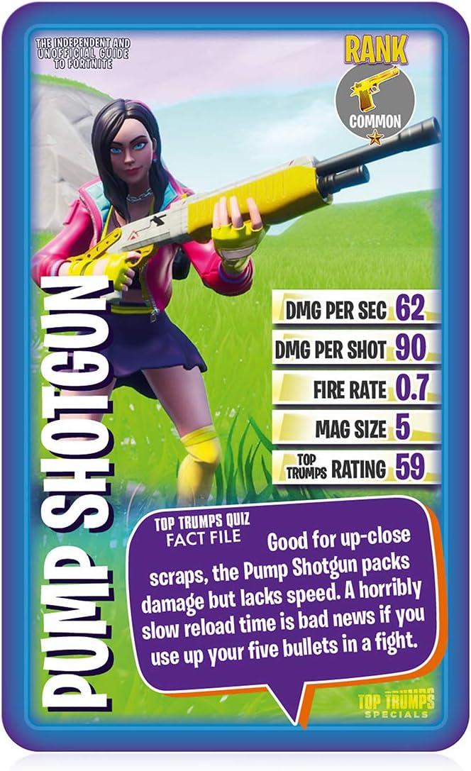 Top Trumps Fortnite Specials Weapon Cards Game 5