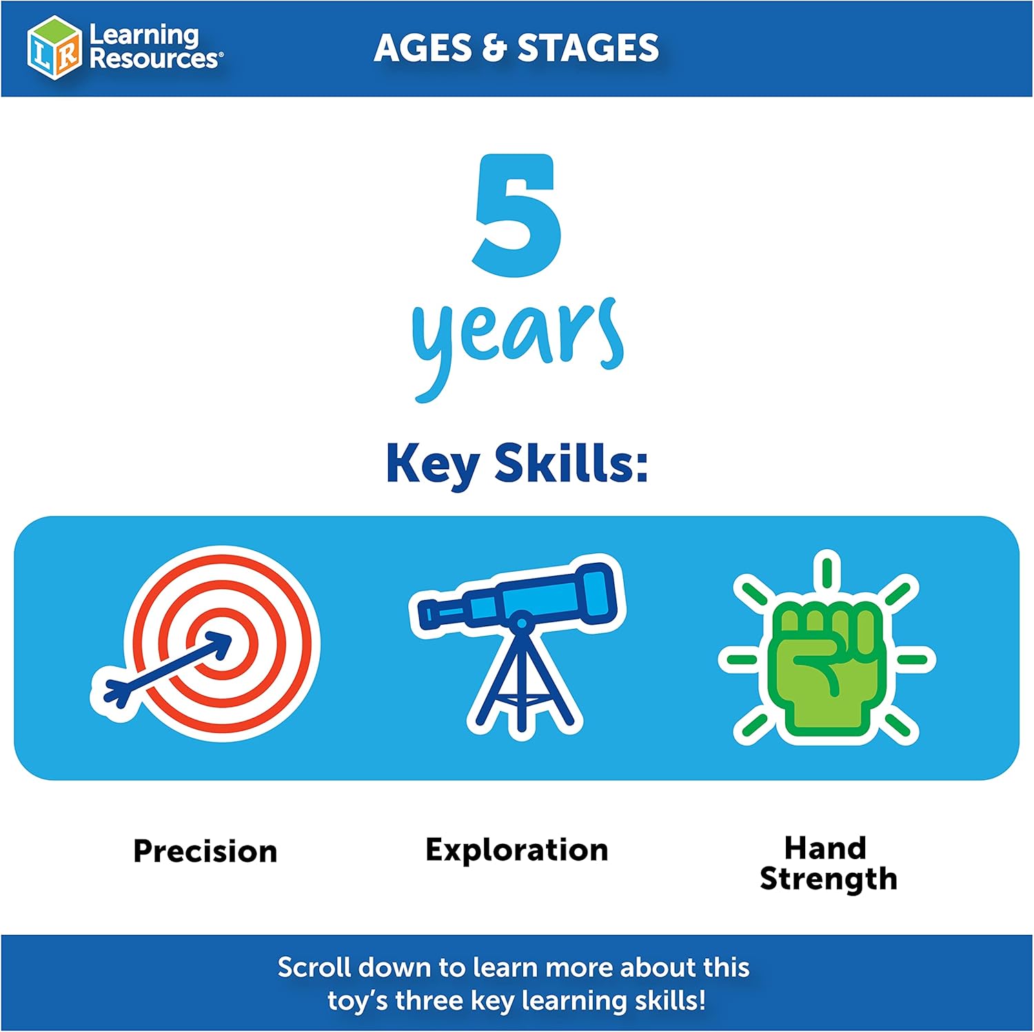 Learning Resources Jumbo Tweezers - Educational Fine Motor Skills Toy for Ages 5-9 6