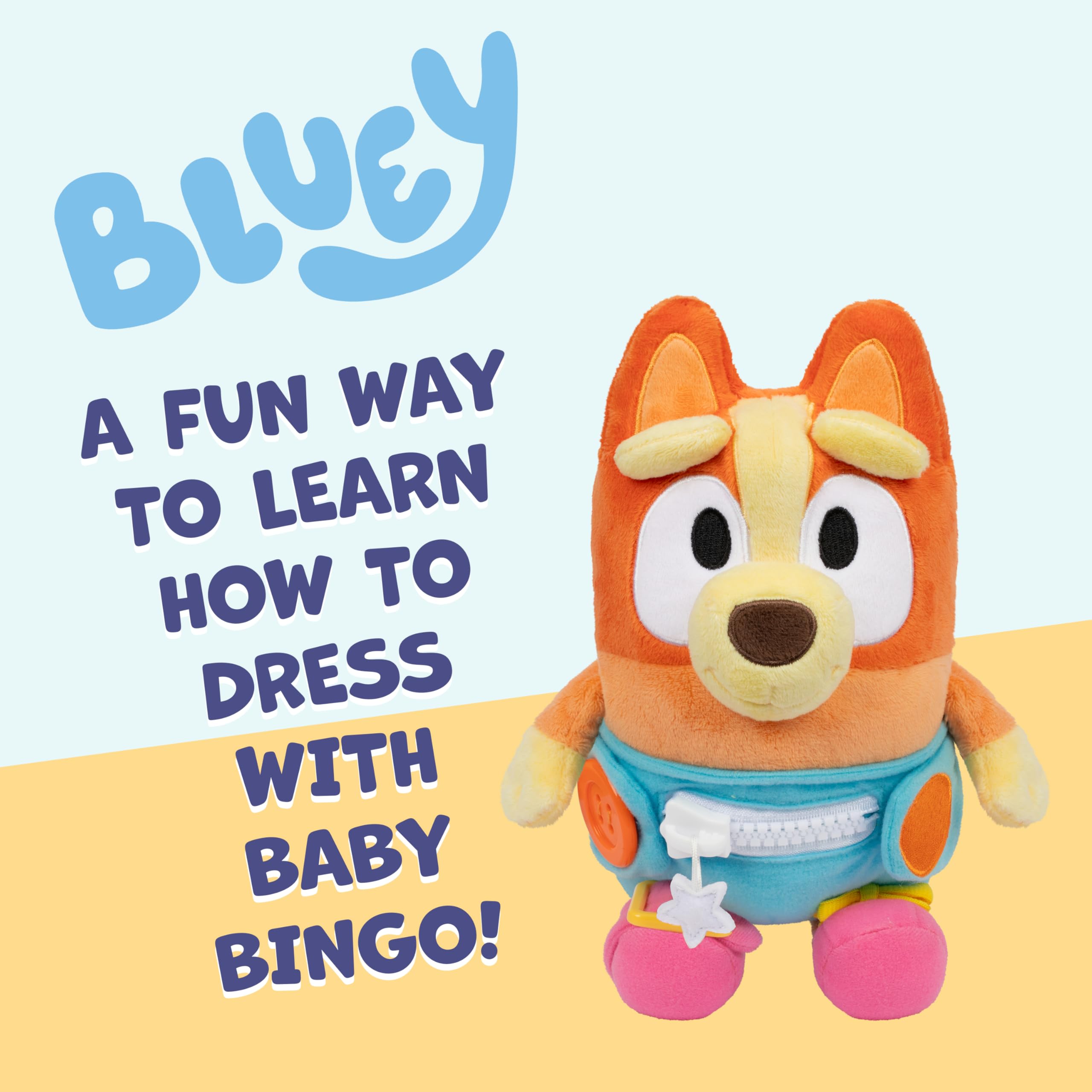 Dress & Play Baby Bingo - Fine Motor Skills Plush Toy for Toddlers 36M+ 4