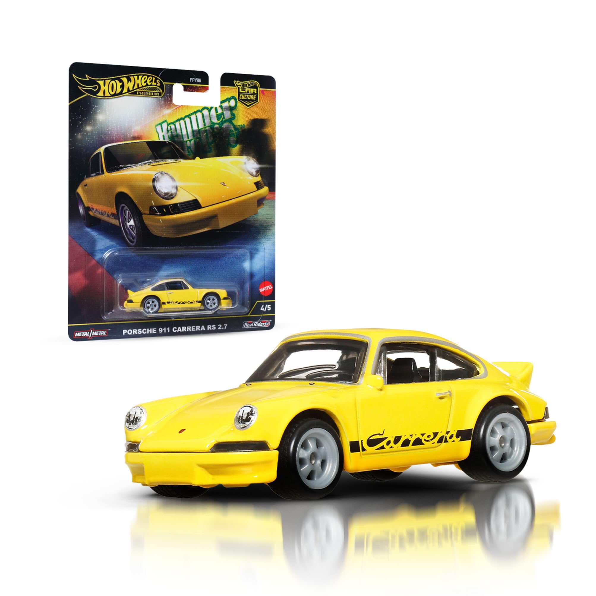 Hot Wheels Premium Porsche 911 Carrera RS 2.7 - 1:64 Scale Die-Cast Car 7