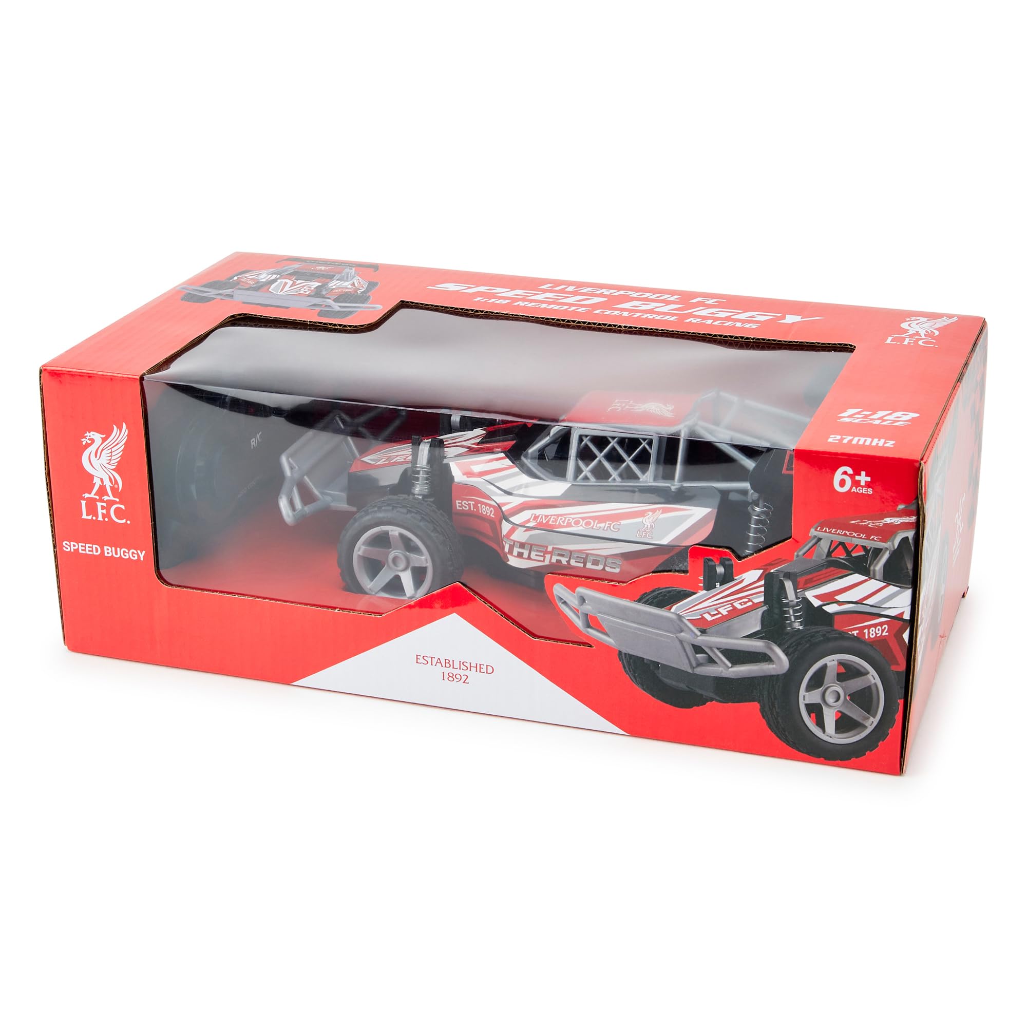 Liverpool FC 1:18 RC Buggy - 2.4GHz Remote Control Vehicle for Kids & Adults 4