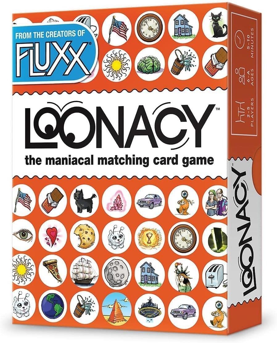 Looney Labs Loonacy Card Game - Maniacal Matching | Multicolor Cardstock | Portable 1