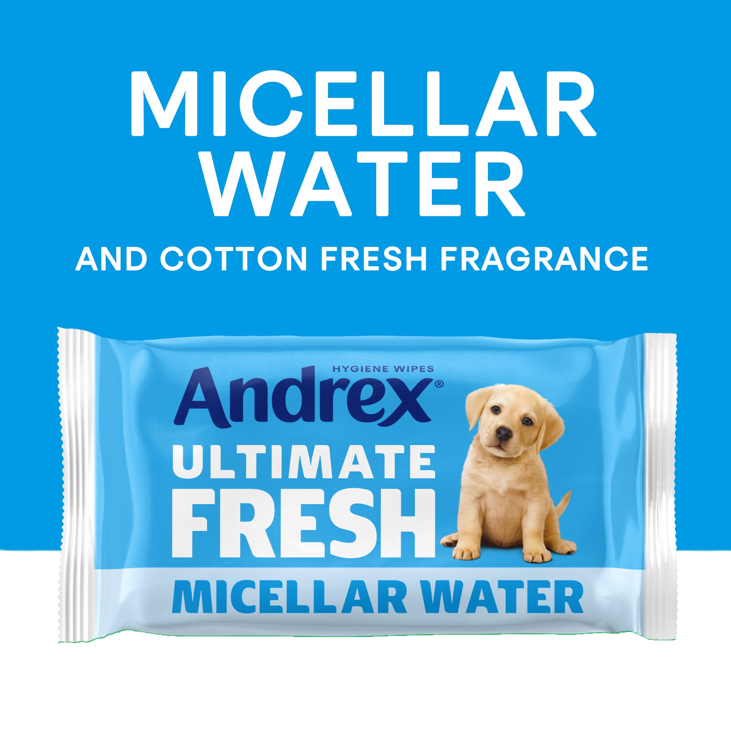 Andrex Ultimate Fresh Washlets - 4-Pack (36 Wipes per Pack), Biodegradable, Flushable, Dermatologically Tested Moist Toilet Tissues 7
