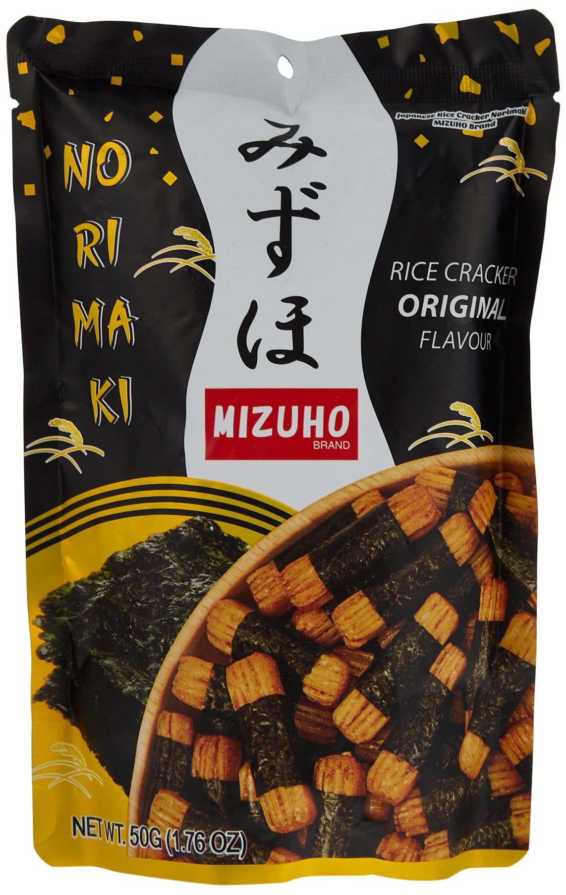 Mizuho - Rice Cracker Norimaki Original Flavor, 50g