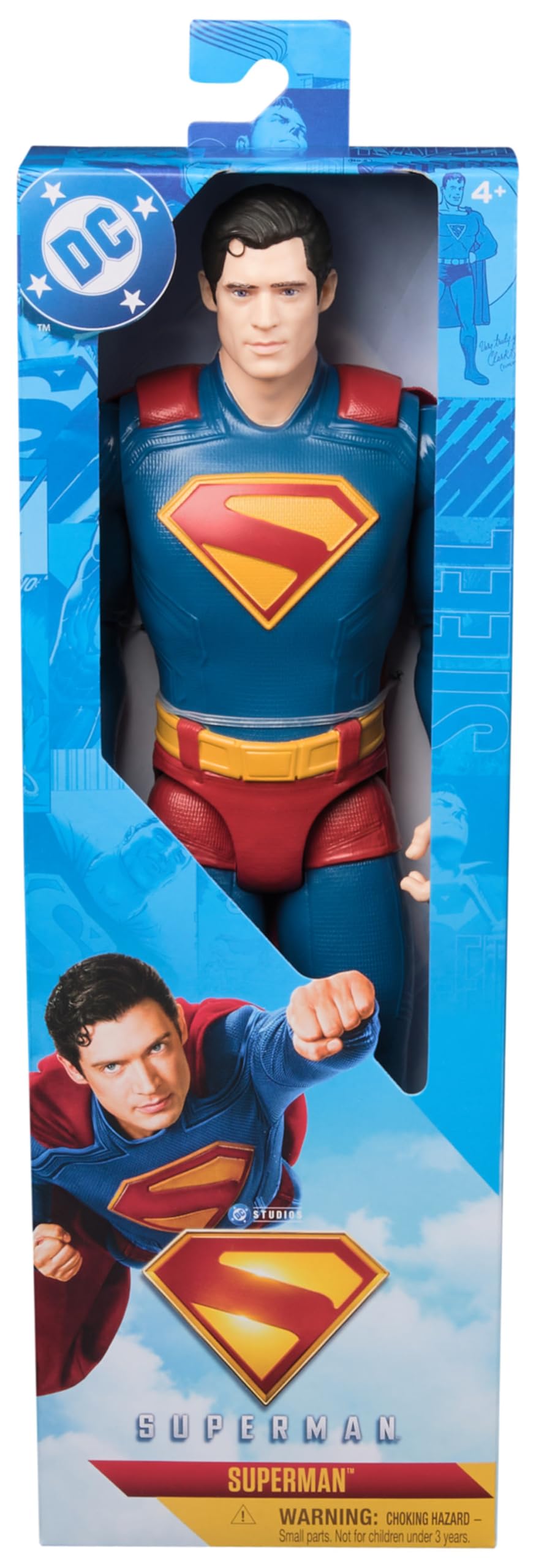 DC Comics Superman 30-cm Action Figure - 11-Point Articulation for Kids Ages 4+ 4
