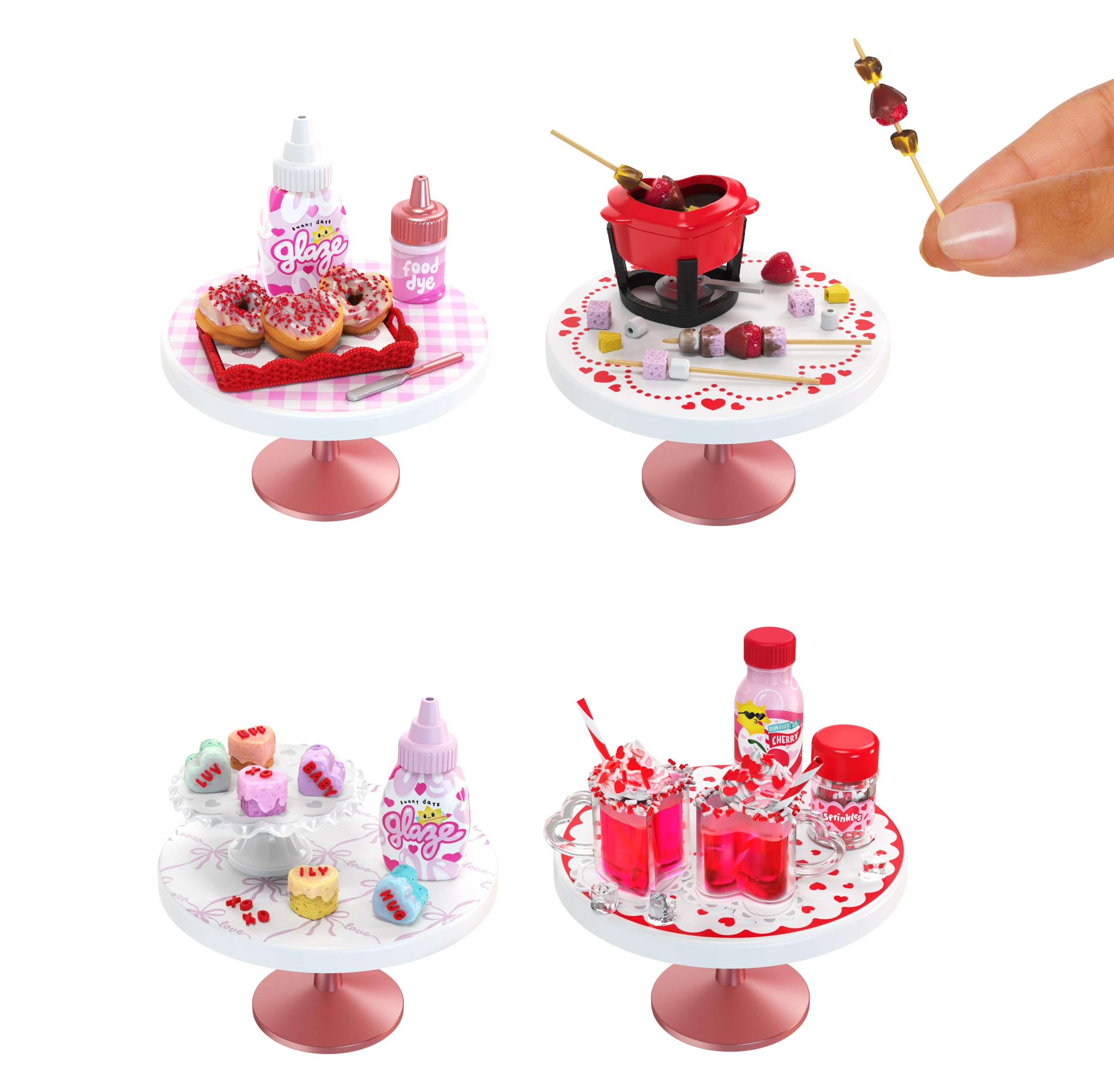MGA's Miniverse Make It Mini with Love - DIY Resin Craft Kit with Replica Food, Collectible Miniatures for Ages 8+