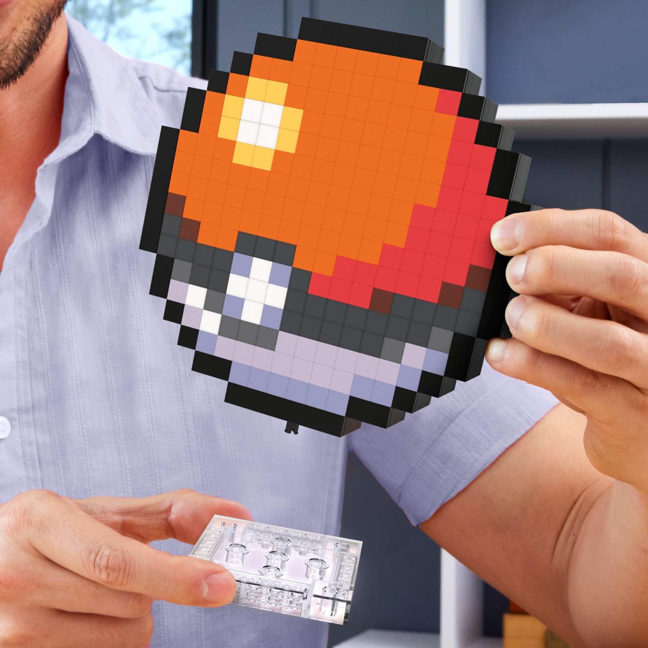 MEGA Pokémon Action Figure Building Toy - 381-Piece Poké Ball, 6 Inch, Adult Collector Set 4