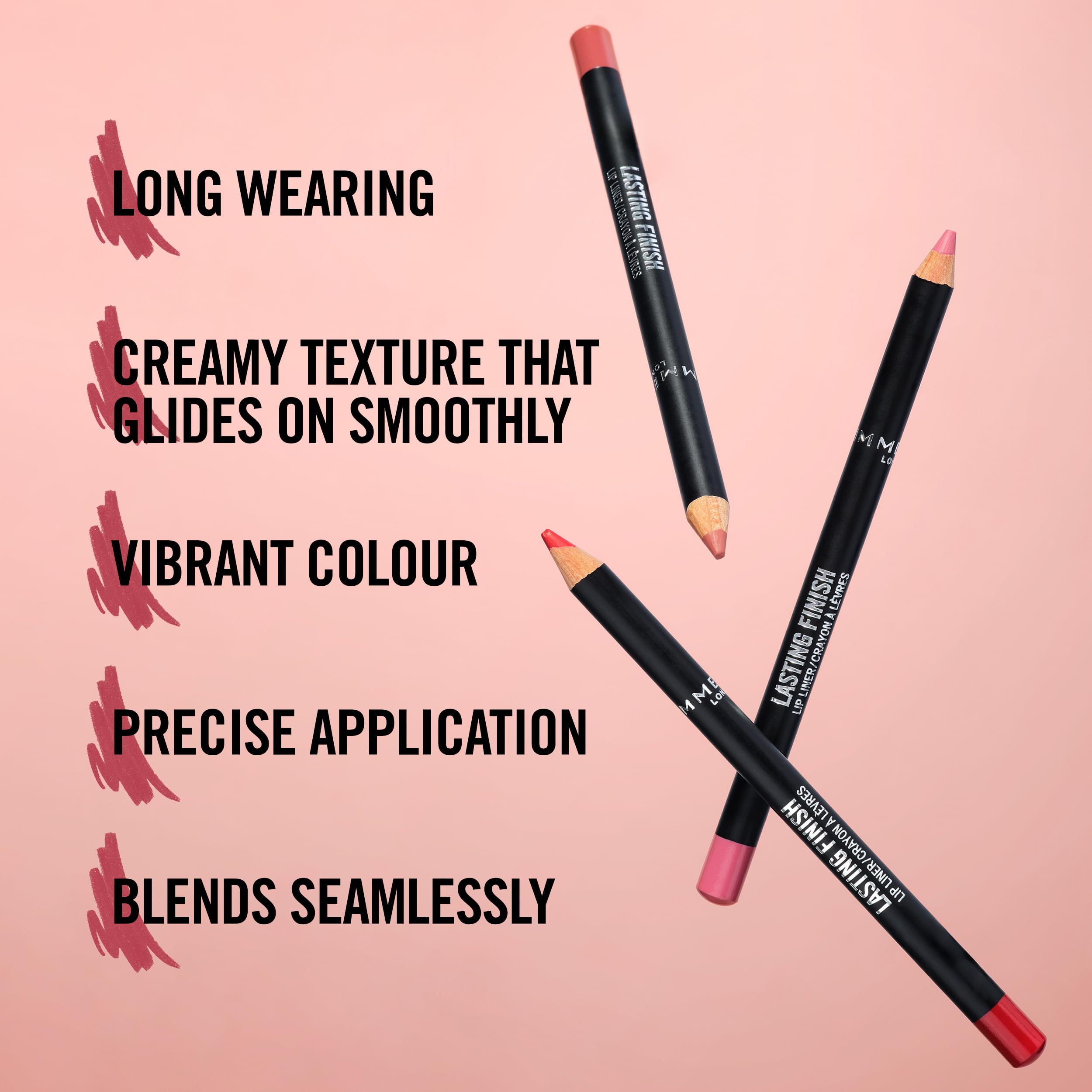 Rimmel - Lasting Finish 8HR Lip Liner (1.2 g) - Shade 705 Cappuccino 4