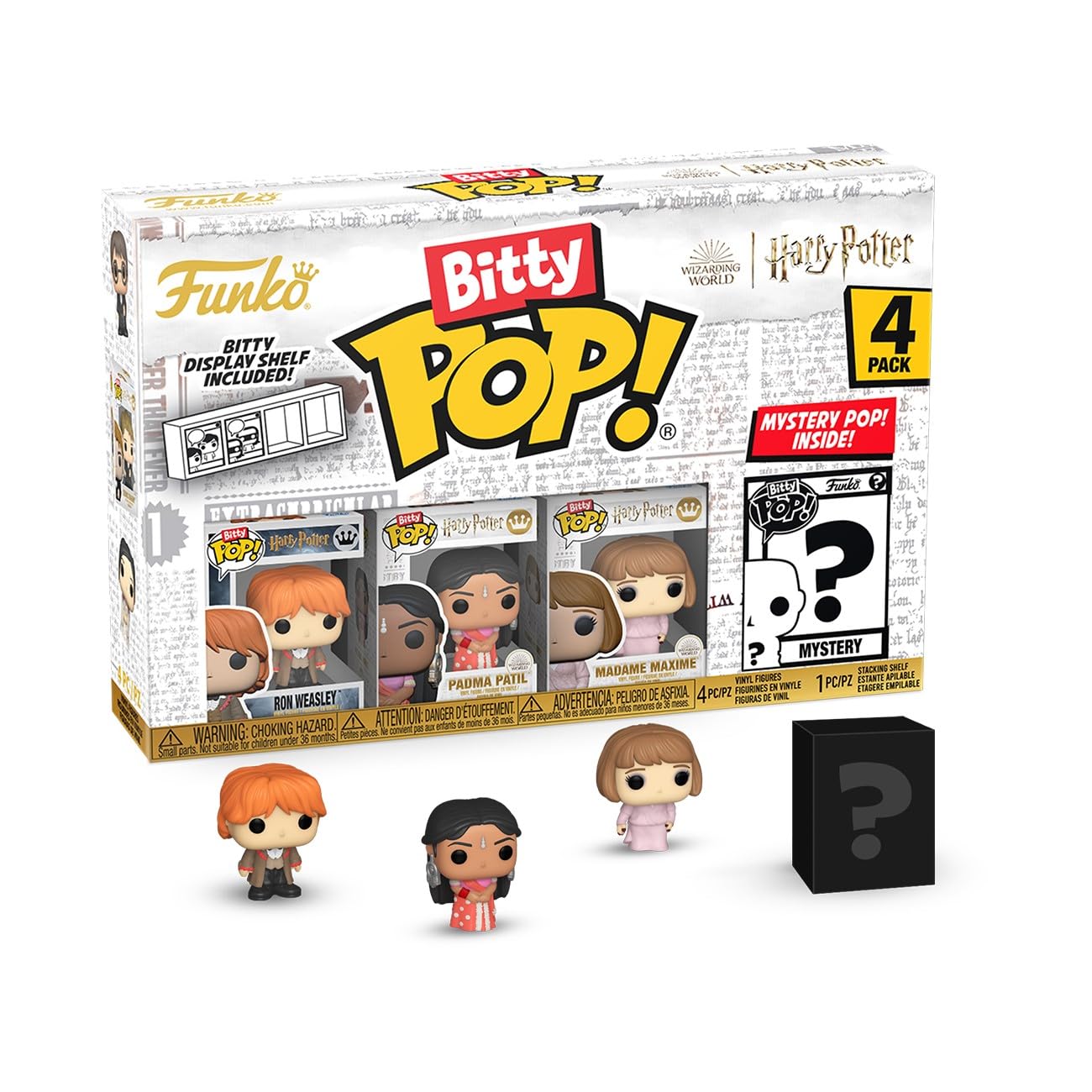 Funko Bitty Pop! Harry Potter - Ron Weasley 4-Pack with Mystery Mini Figure