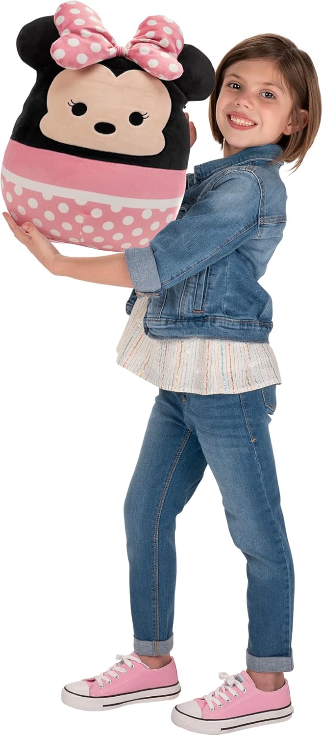 Squishmallows Disney 14-Inch Minnie Mouse Plush - Ultrasoft Stuffed Animal for Kids 3+ 3