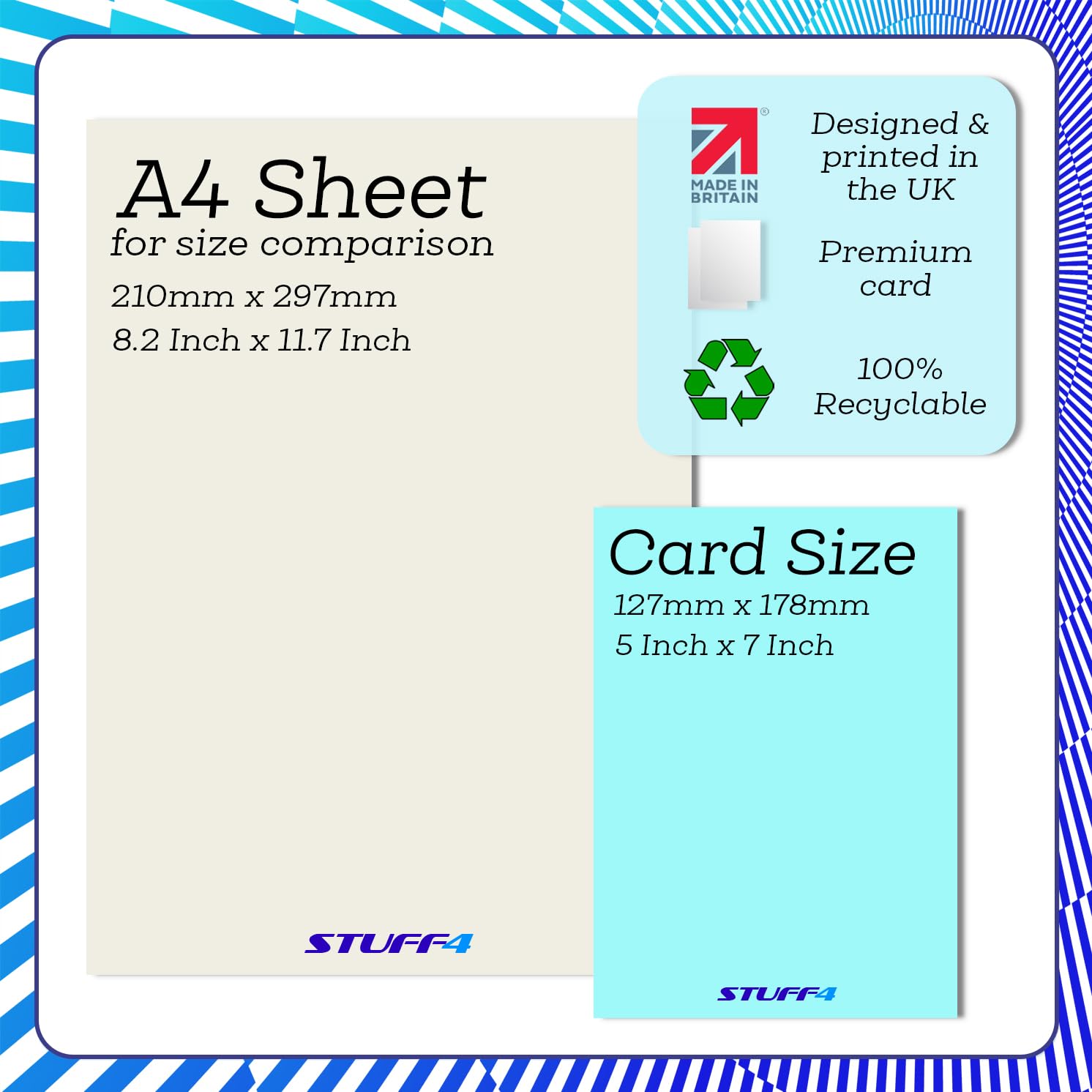 Stuff4 19th Anniversary Card for Women Men - Vintage Newspaper Married in 2007 | 5x7 Inch Greeting Card 6