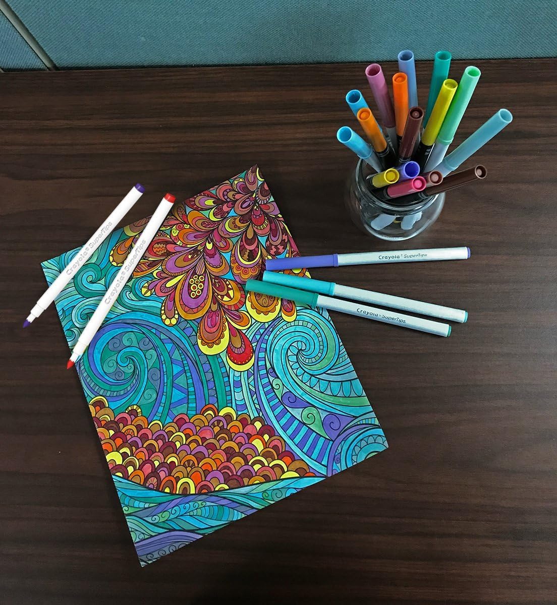 CRAYOLA SuperTips Washable Markers - Pack of 12, Wash-Off Ink for Kids 3+ 9