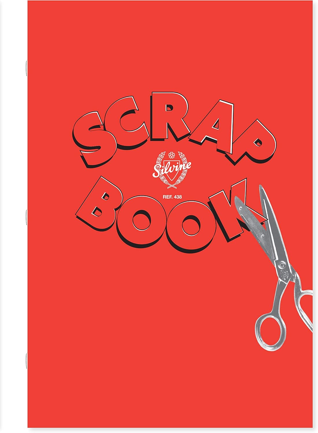 Silvine A4+ Classic Scrapbook - 24 Pages of 120gsm Blue/Grey Sugar Paper