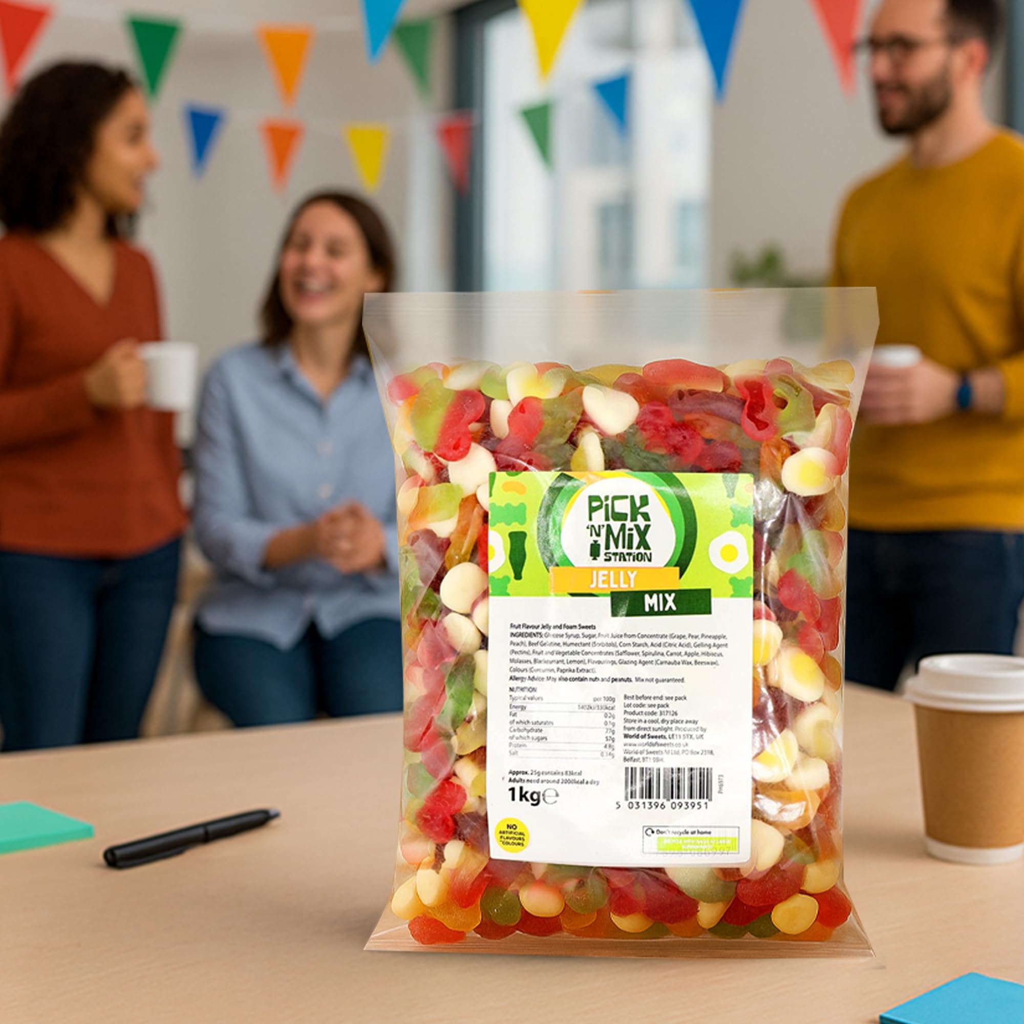 Bonds of London - Pick 'n' Mix Station Jelly Mix Chewy Sweets, 1 kg 6