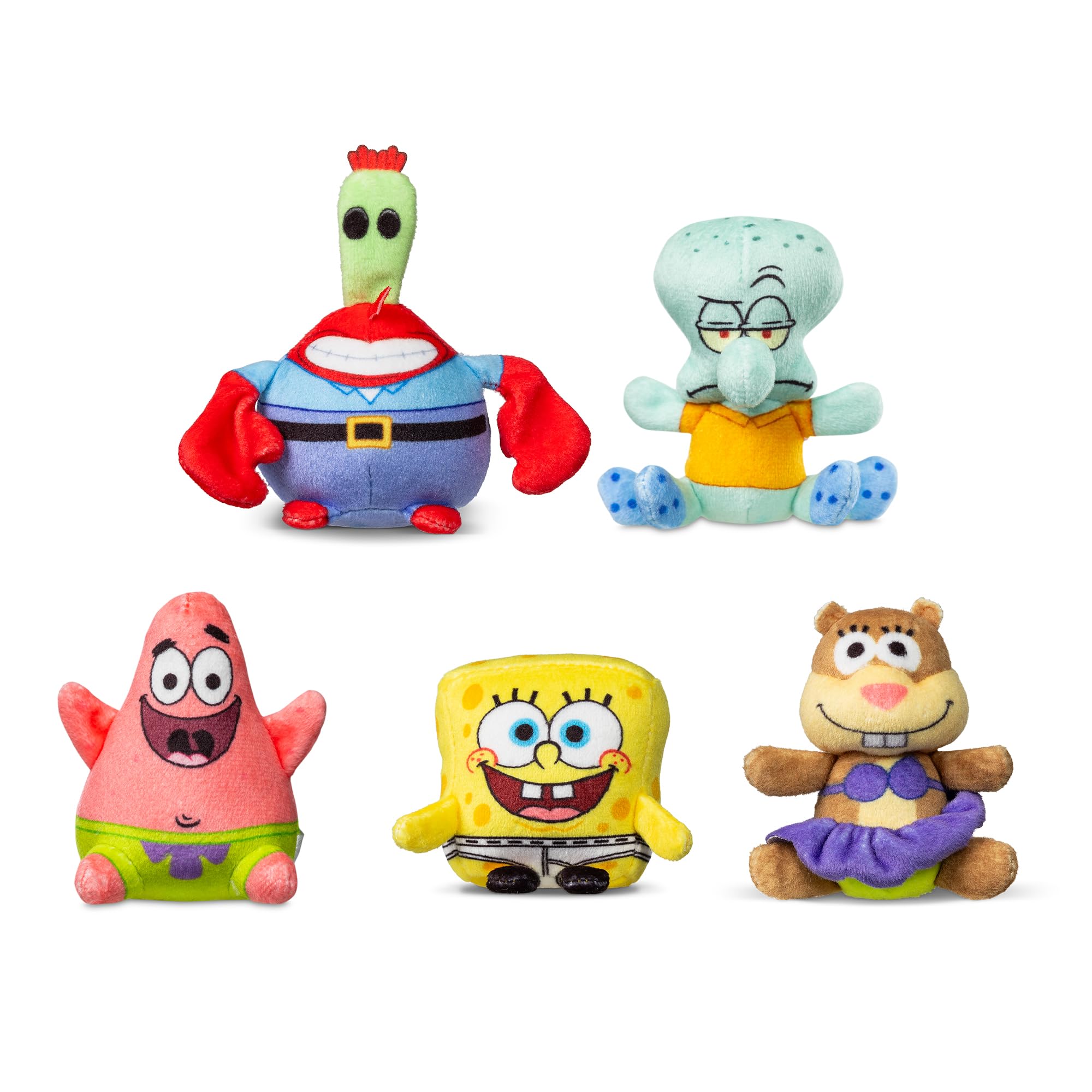 Micro Teenies SpongeBob SquarePants Collector 5-Pack - Plush Figures with Chase Variants 6