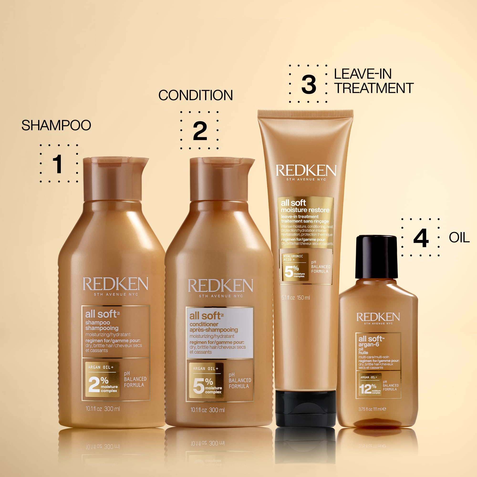 Redken All Soft Conditioner for Dry Hair with Argan Oil - 500ml 6