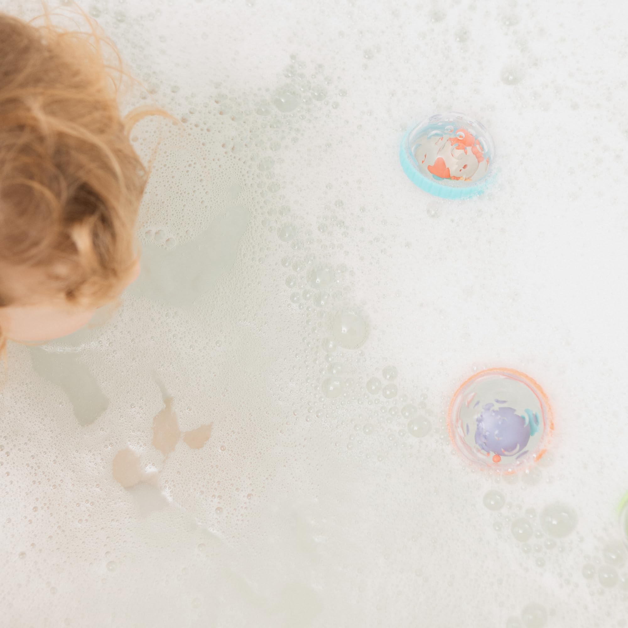 Nuby Floating Bubbly Buds Baby Bath Toy - Sensory Play for 6 Months+ 6