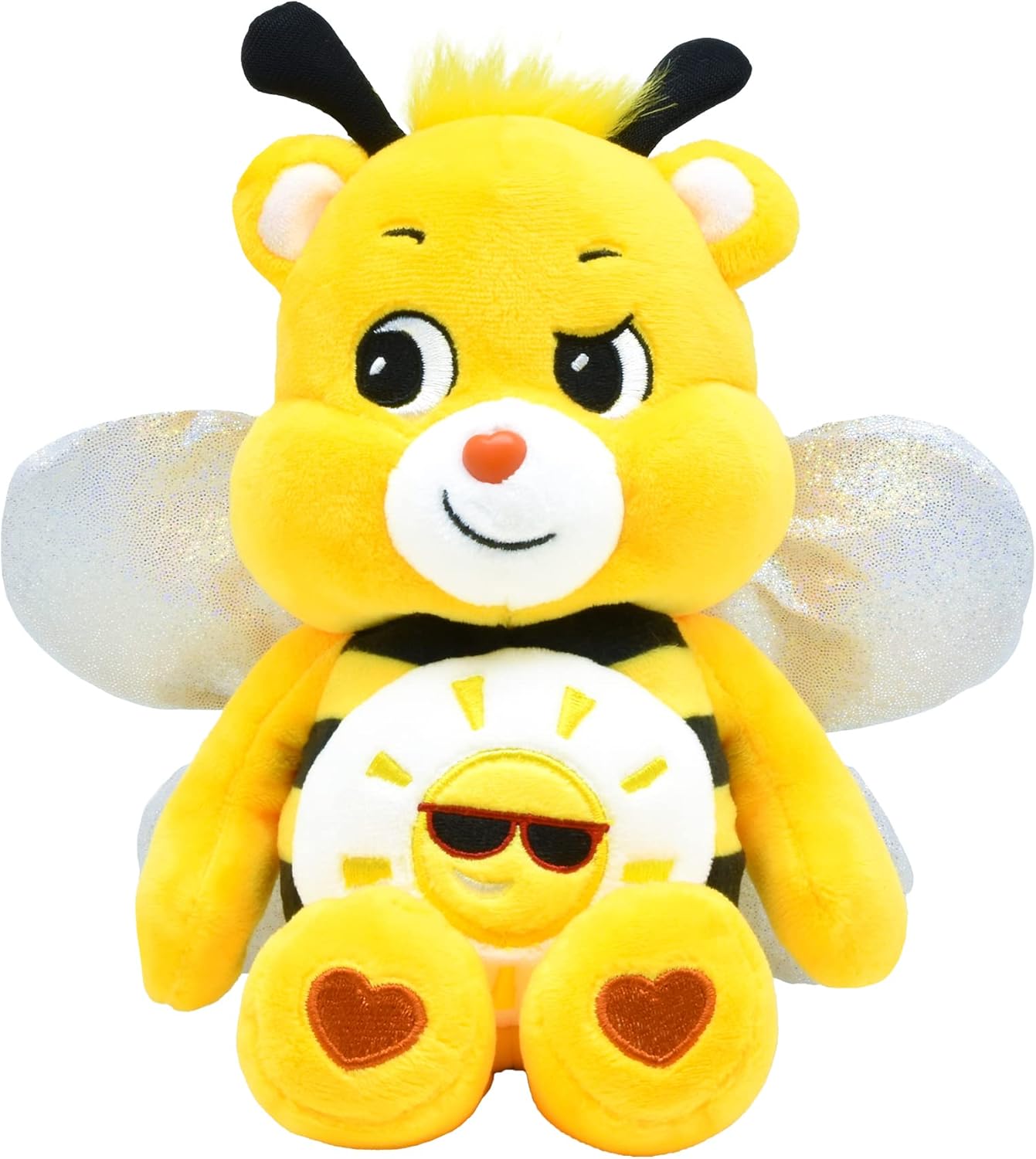 Care Bears Bumble Bee Funshine Bear - 9 Inch Plush with Crinkly Wings, Ages 4+