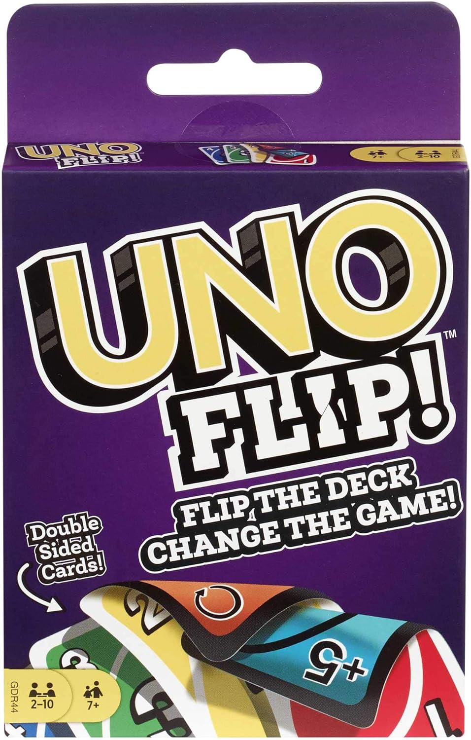 Mattel UNO Flip Card Game, Multicolored