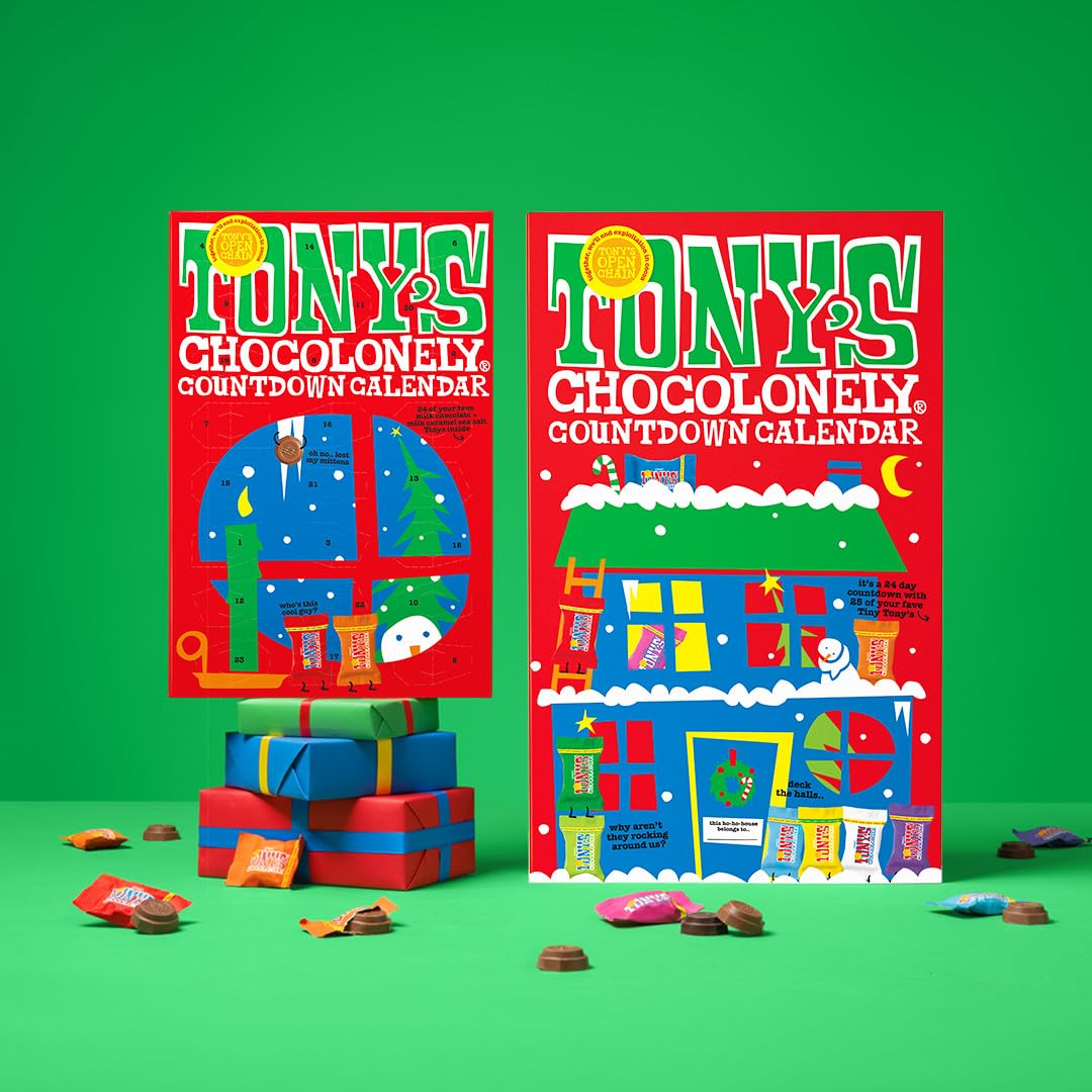 Tony's Chocolonely Smaller Advent Calendar - 24 Milk Chocolate & Caramel Sea Salt Treats 5