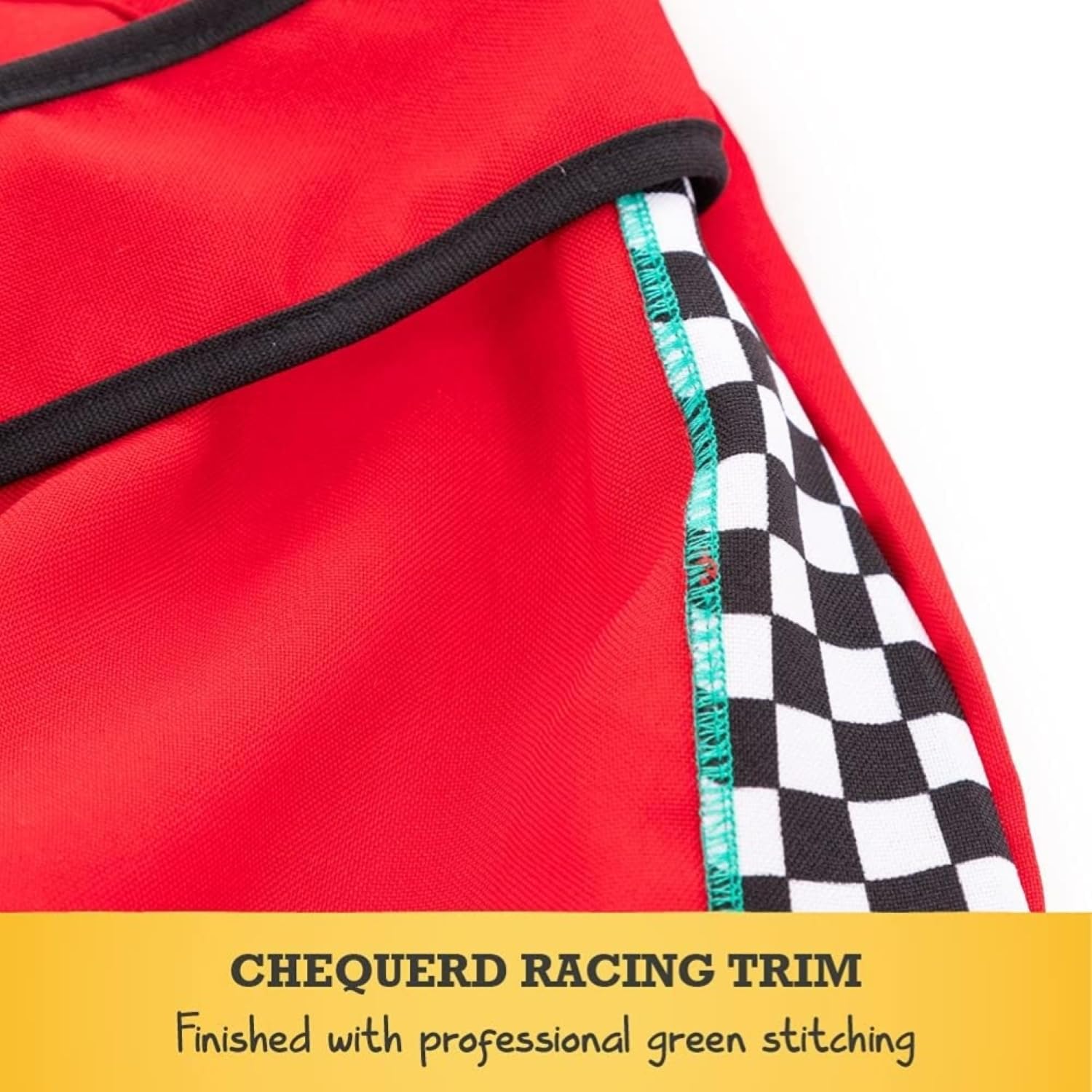 PRETEND TO BEE Racing Driver Costume - Kids Red Racing Cap and Accessory Set 7