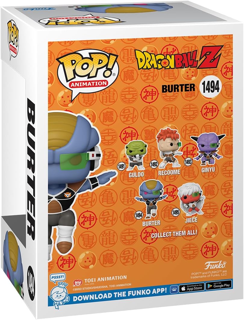 Funko Pop! Animation Dragon Ball Z - Burter Vinyl Figure (48670) 9
