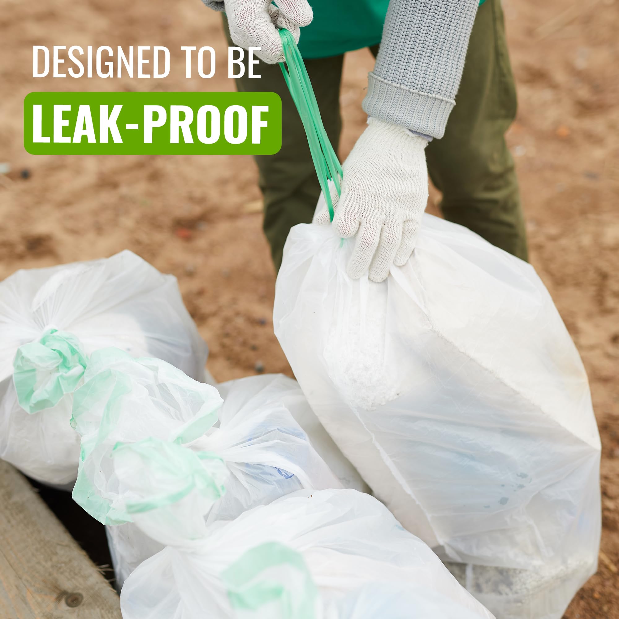 EcoBag Eco360 Extra Strong Drawstring Bin Liners 30L - 20 Bags 6