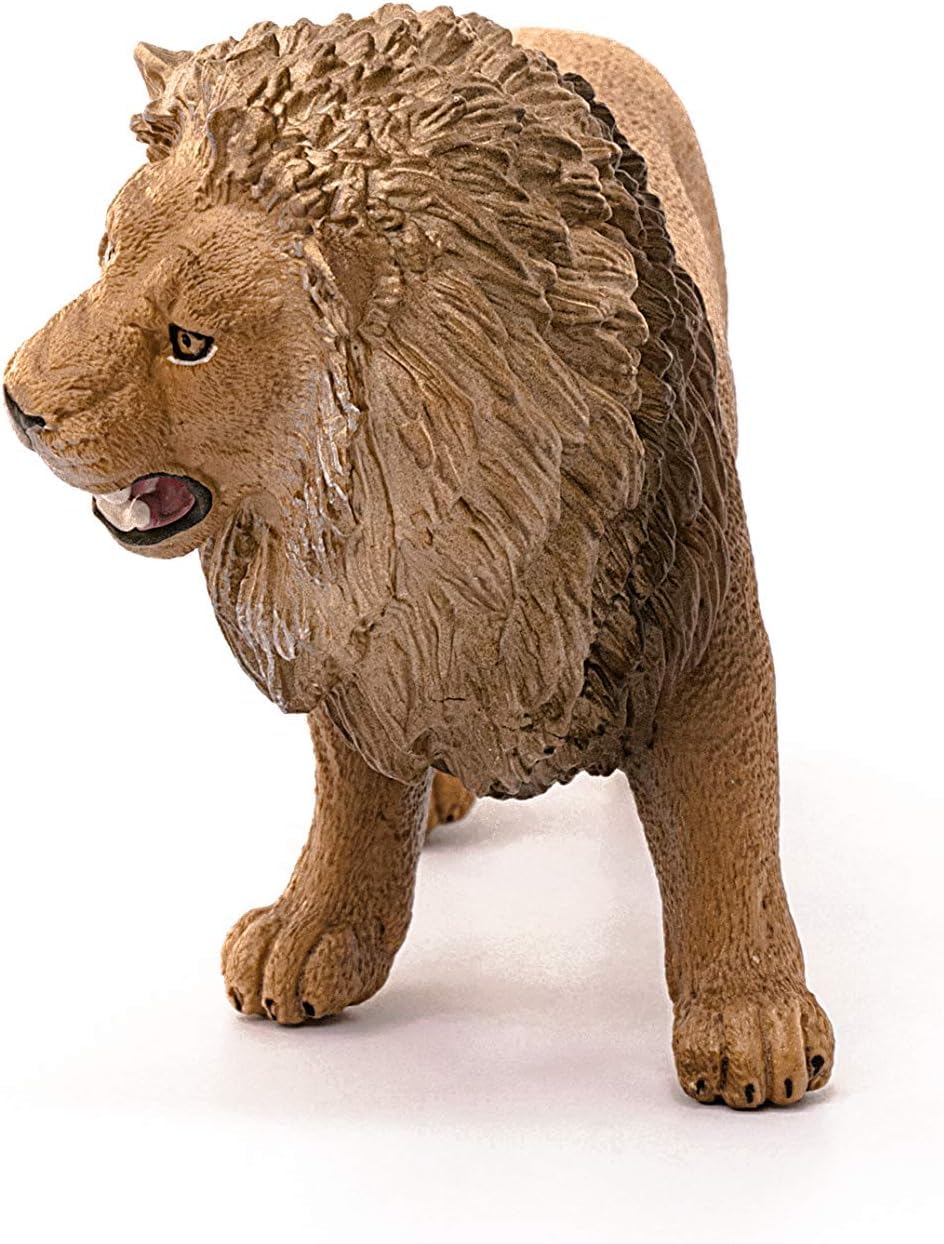 SCHLEICH Lion 14726 - Roaring Wildlife Figurine for Kids 3-10 Years 12