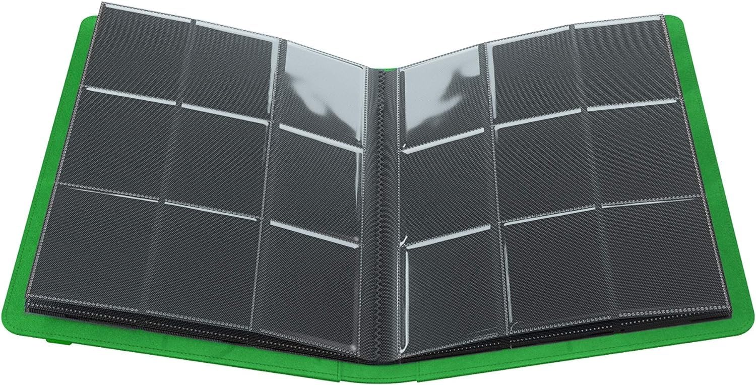 Gamegenic Prime Album 18-Pocket - Green Card Storage for Collectible Cards 6
