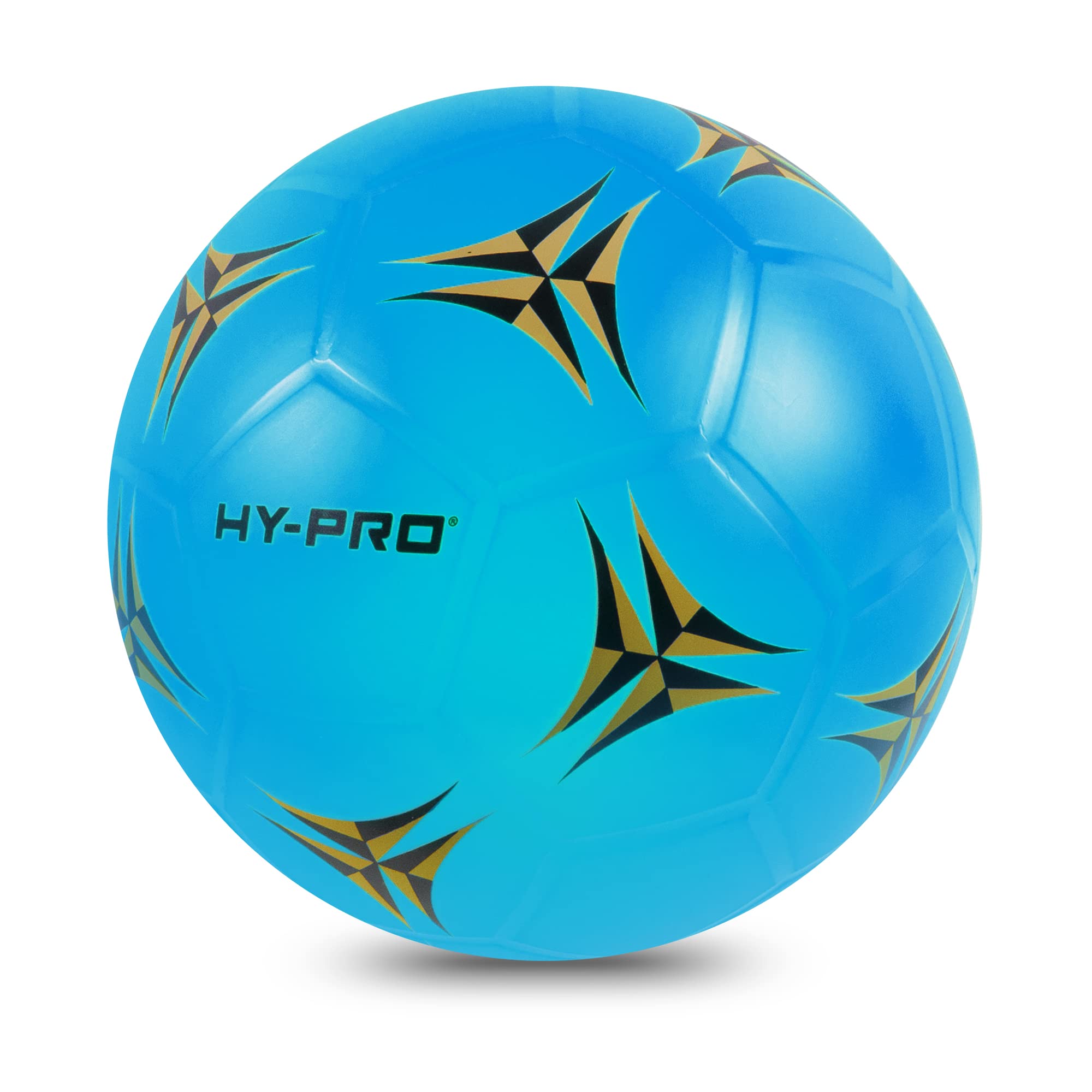 Hy-Pro Plastic Football Playground Ball | Size 5 | Blue | For Kids Outdoor Play 2