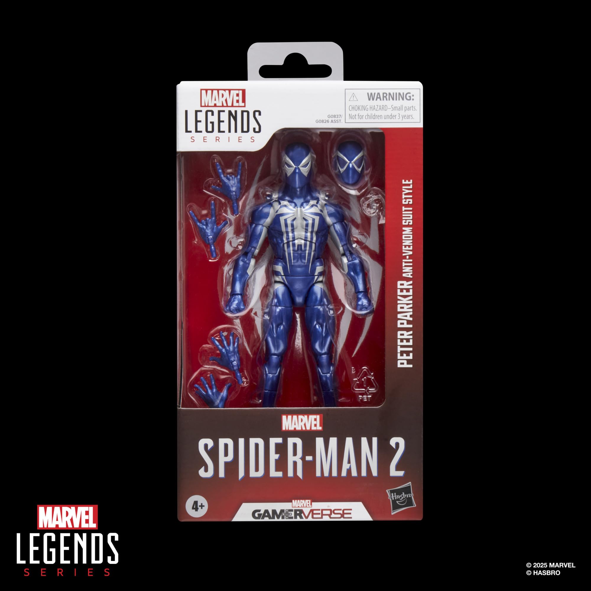 Marvel Legends Series Gamerverse Peter Parker Anti-Venom Suit Style Spider-Man Action Figure 9