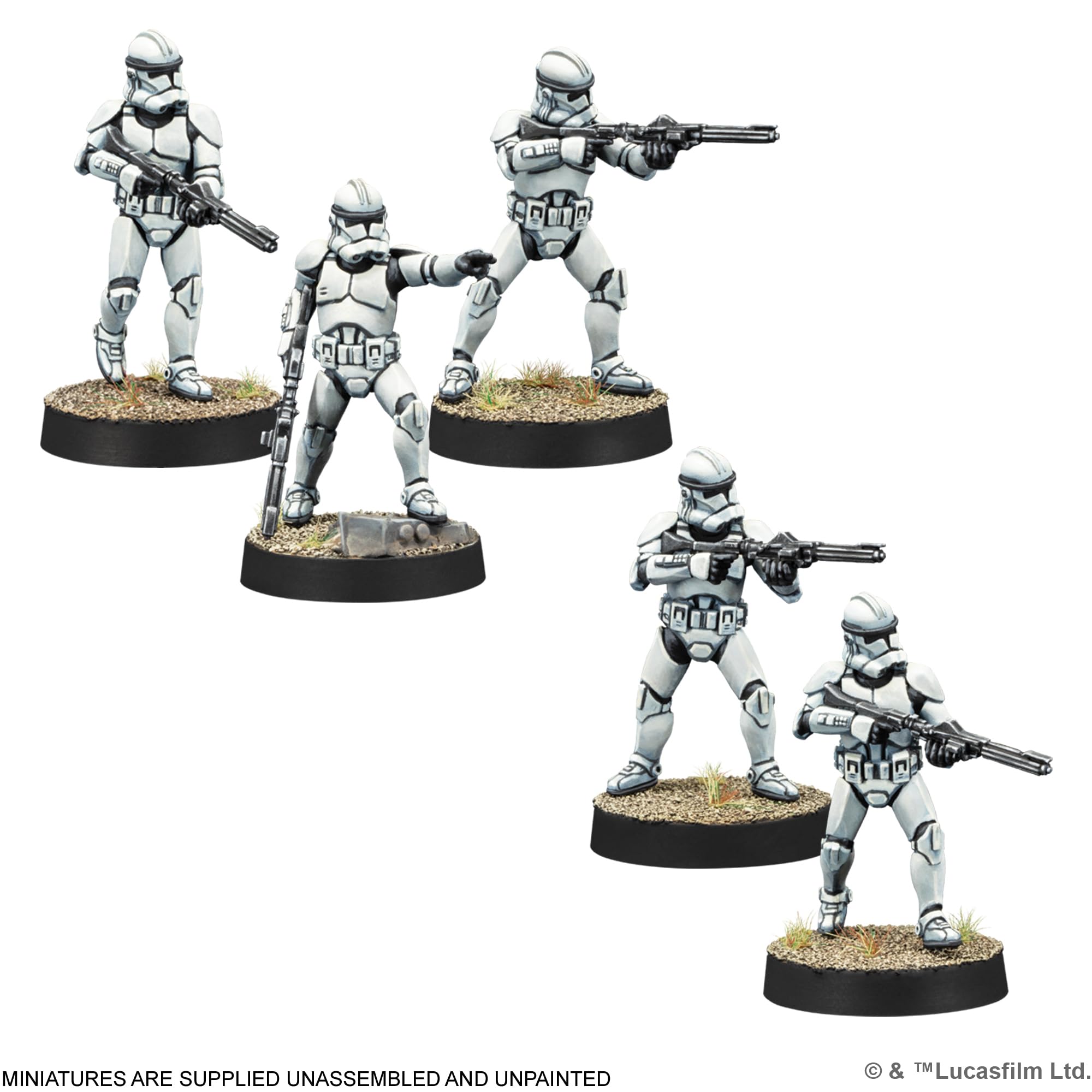 Asmodee Star Wars: Legion Clone Trooper Marksmen Miniatures Expansion 8