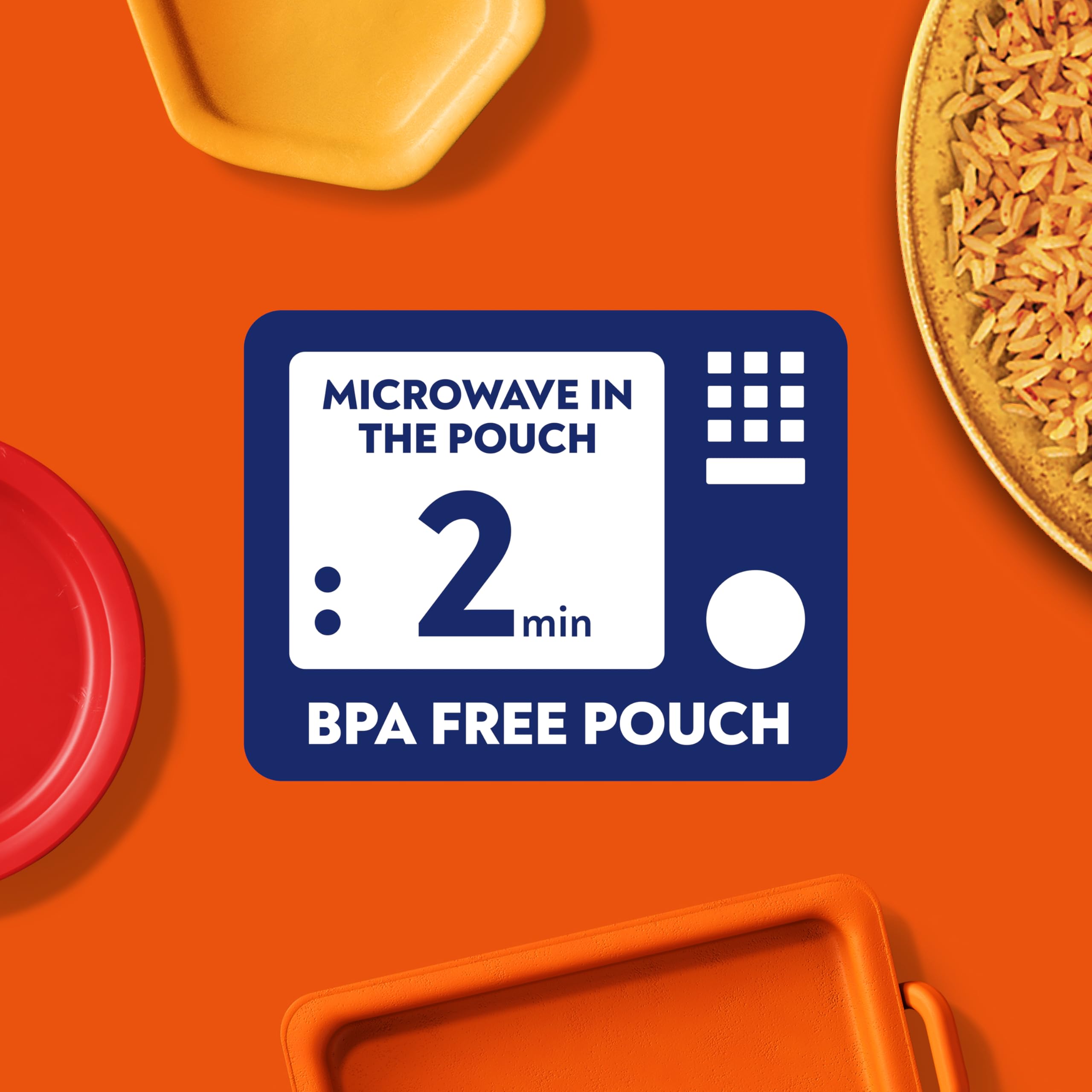 Ben's Original Spicy Chilli Microwave Rice, 6 x 220g Pouches – Vegetarian, No Artificial Additives 4