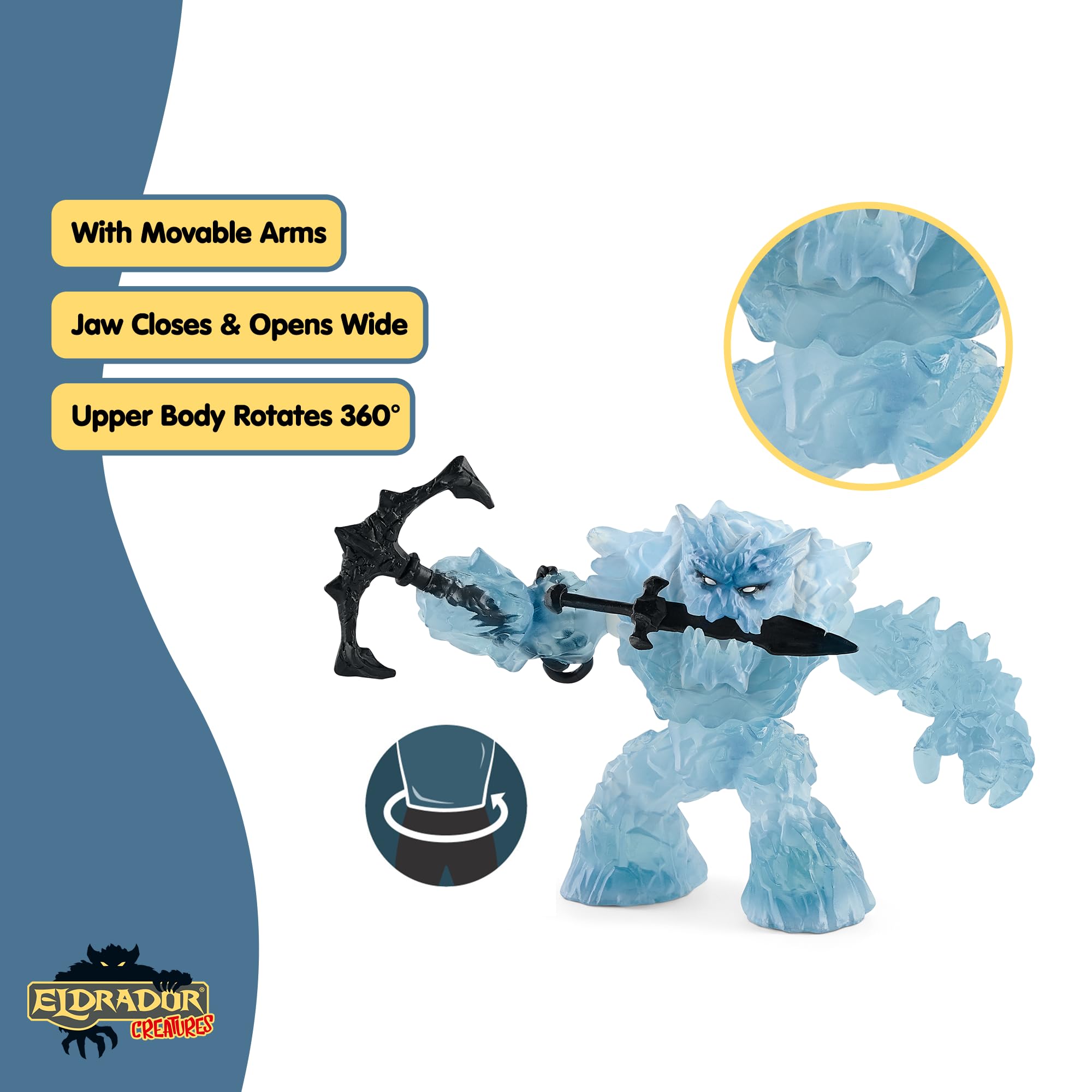 Schleich Ice Giant - 2-Piece Battle-Ready Fantasy Playset for Kids 7-14 9