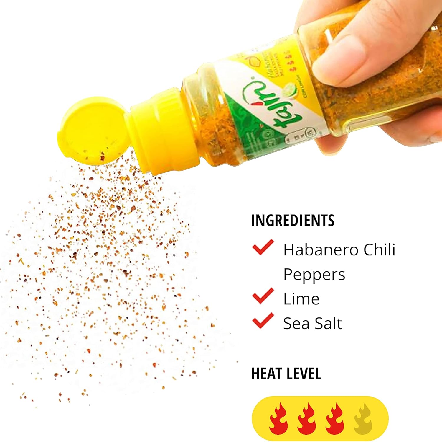 Tajin - Habanero Fruit and Snack Seasoning Extra Hot 1.6 oz