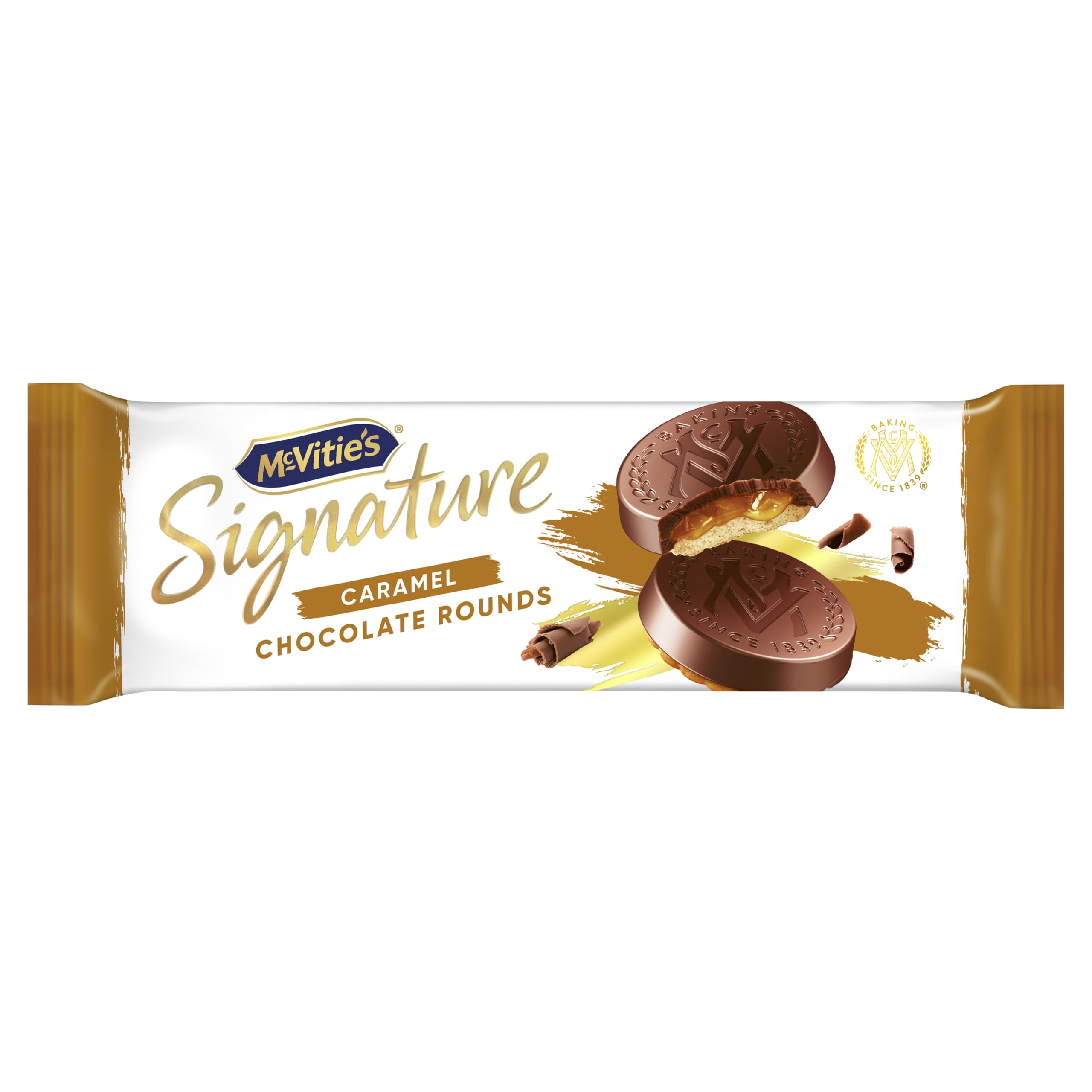 McVitie's Signature Caramel Chocolate Rounds Biscuits (109 g)