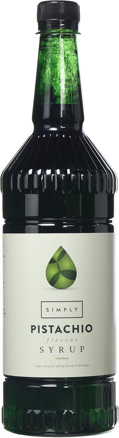 Simply - Pistachio Syrup, Vegan & Nut Free Flavoured Syrup for Coffee, Cocktails & Beverages