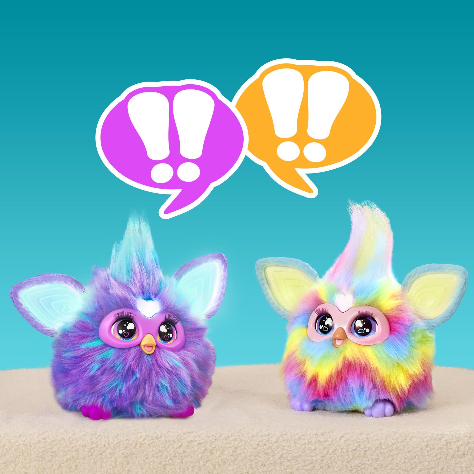 Furby Tie Dye Interactive Plush Toy - English Version, 6+ Years 3