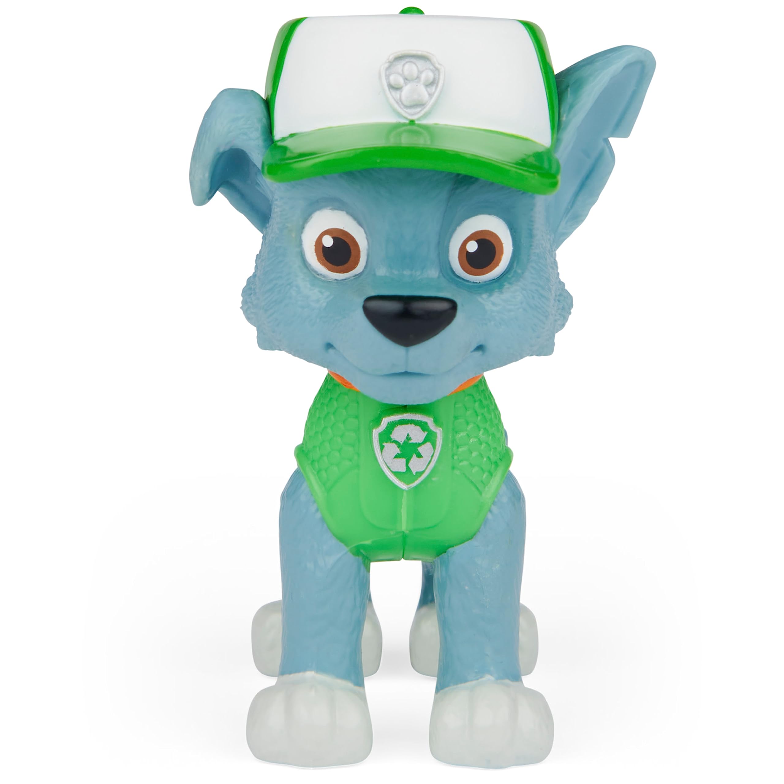 Paw Patrol Rocky Action Figure with Clip-on Backpack and 2 Projectiles - Movie Collectible Toy for Kids 3+ 10